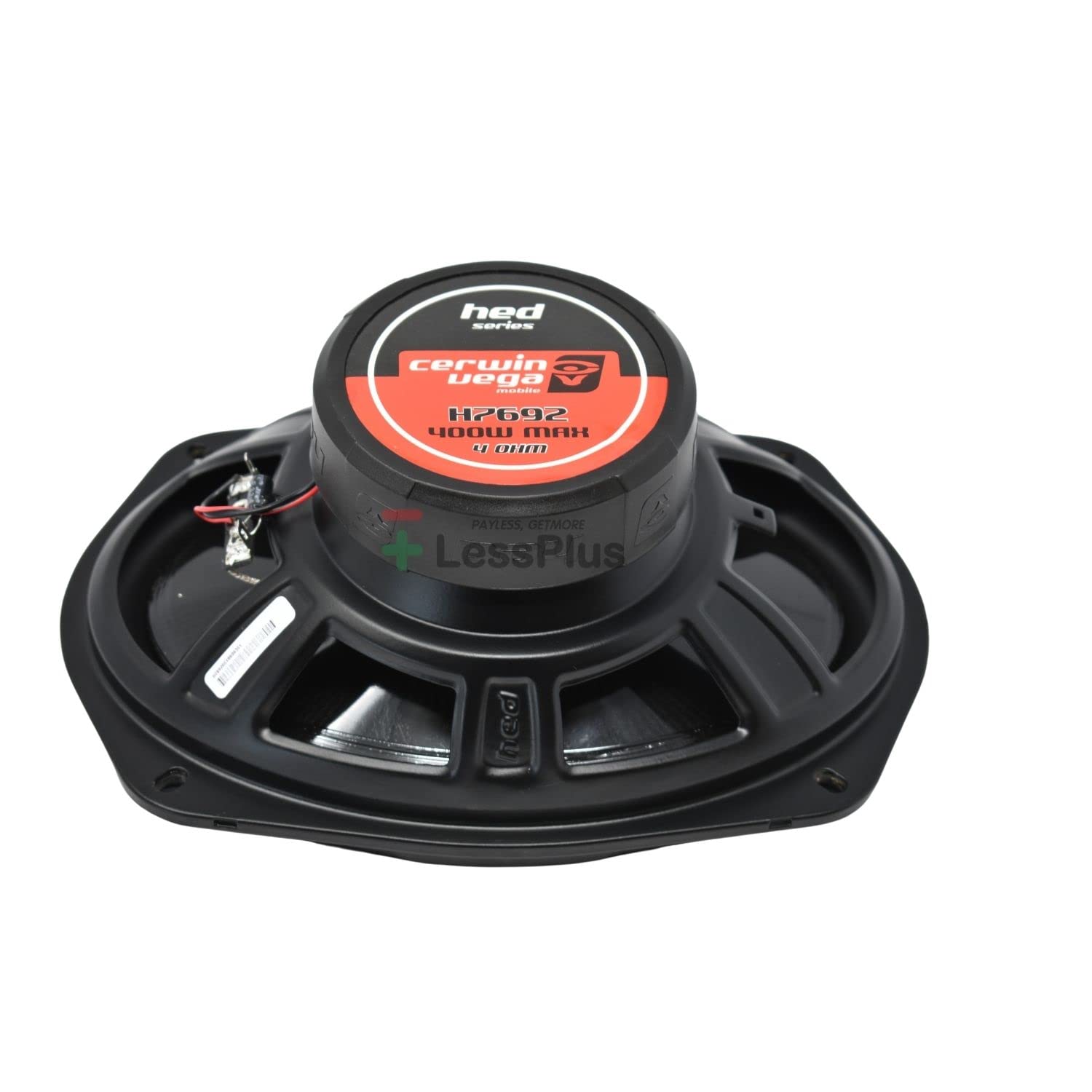 Cerwin Vega H7692 6x9 Inch 400W Max 2-Way Coaxial Car Speakers - 55W RMS Power, High Performance Audio for Cars, Trucks & SUVs - Perfect for Upgrading Factory Sound Systems