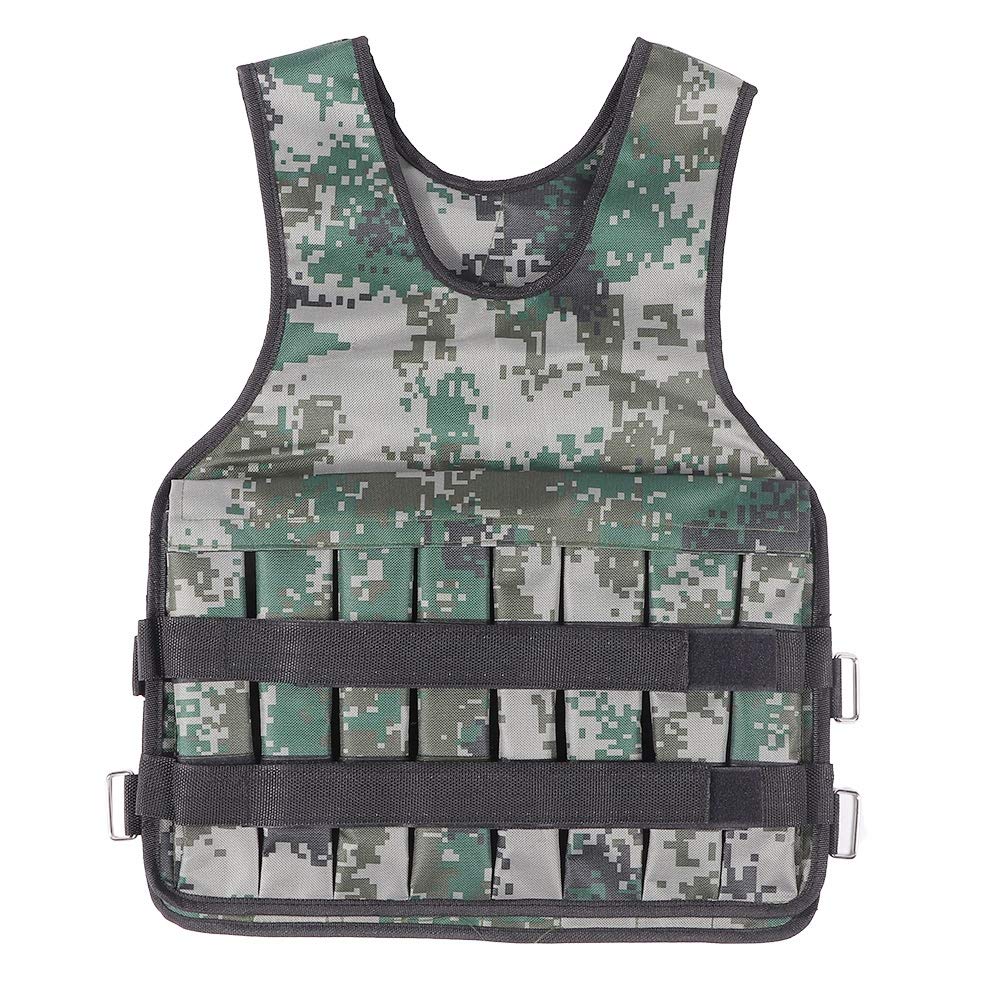 20KG Adjustable Weighted Vest for Men & Women - Large Round Neck Exercise Vest for Strength Training, Fitness & CrossFit - Durable & Wear-Resistant for Gym, Running & Outdoor Workouts