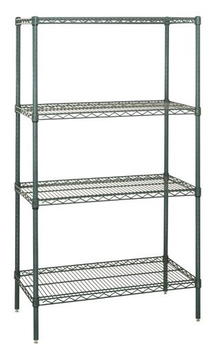 4-Shelf Proform Heavy Duty Wire Shelving Starter Kit, 30 x 60 x 54 Inches - Garage Storage, Pantry Organization, Commercial Shelving Unit for Home & Office Use