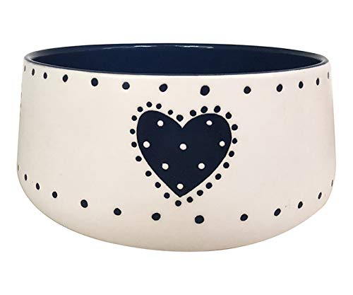 Country Heart 7 Inch Flower Pot - Vibrant Multi-Color Ceramic Planter for Indoor Plants, Succulents & Home Decor | Perfect for Windowsills, Tabletops & Garden Display