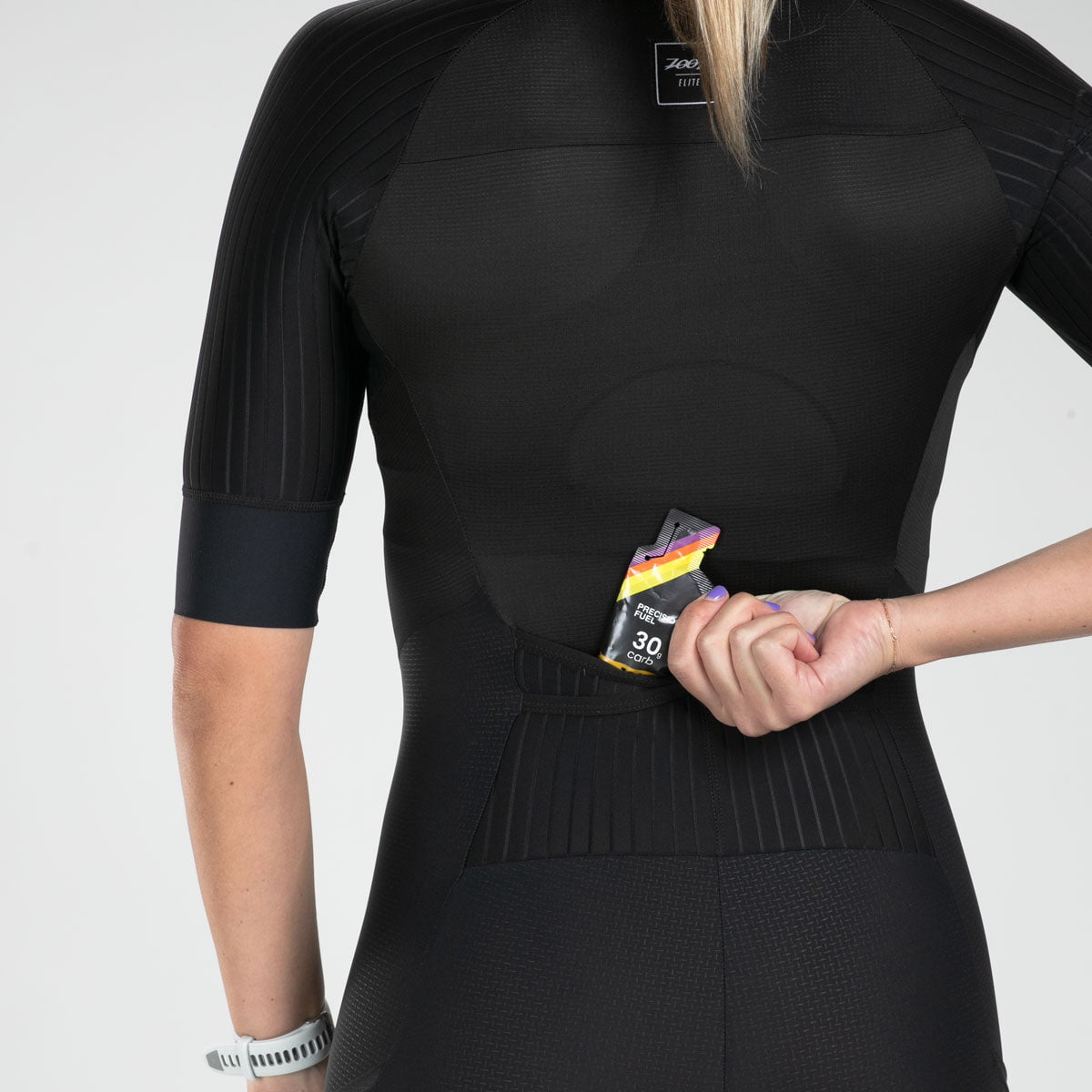 Women's Elite 2.0 Tri Aero FZ Racesuit - High Performance Black Triathlon Suit for Cycling, Running & Swimming | Perfect for Competitions & Training