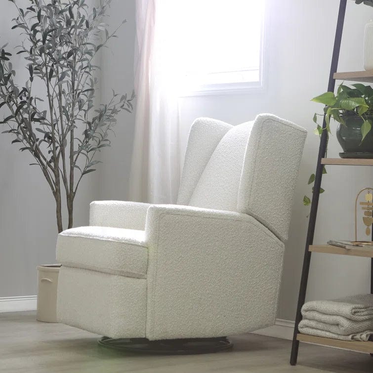 Hemingway Swivel Recliner Chair - Second Story Home Comfortable Leather Reclining Chair with 360° Rotation - Perfect for Living Room, Home Theater & Office Relaxation