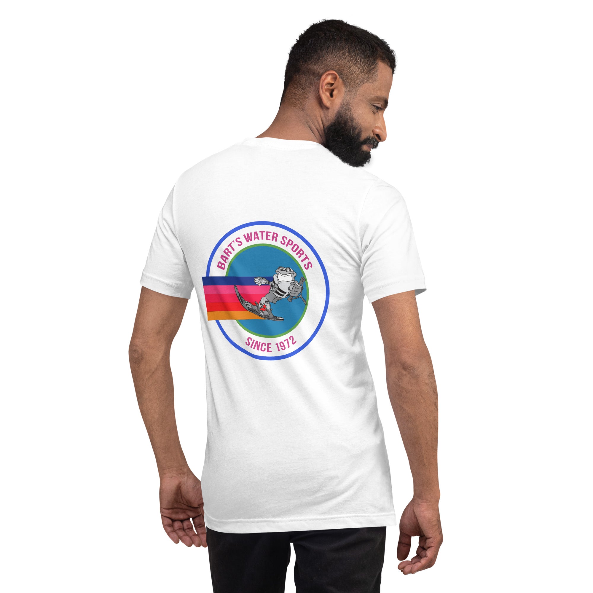 Frog Slalom Ski Unisex T-Shirt - Bart's Water Sports - Perfect for Wakeboarding, Waterskiing & Lake Adventures