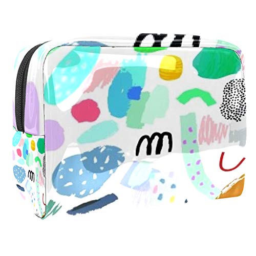 LEVEIS Kids PVC Cosmetic Bag - Waterproof Makeup Pouch for Women, Travel Toiletry Organizer with Zipper - Perfect for School, Travel & Bathroom Storage