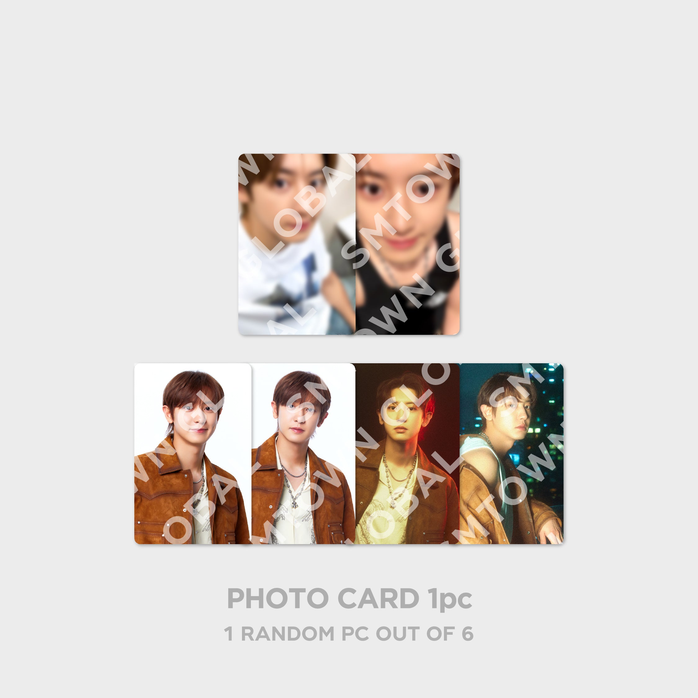 2024 FORTUNE SCRATCH CARD SET - CHANYEOL LIVE TOUR: City Scape Merchandise | Collectible K-Pop Fan Gift for Concerts & Special Events