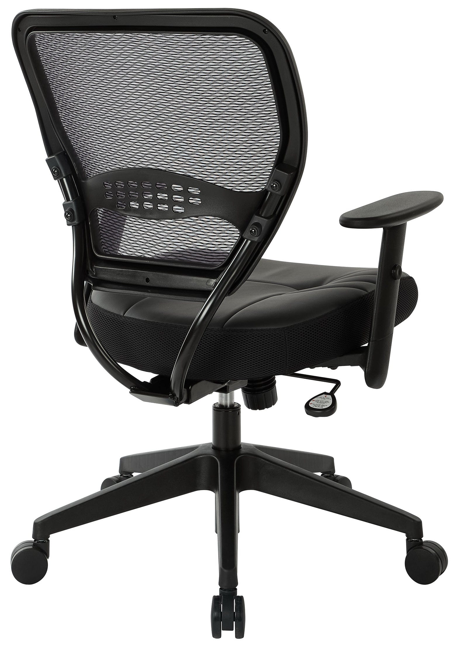 Ergonomic Space Seating Air Grid Mesh Task Chair 5700E - Breathable Office Chair for Home & Work, Adjustable Height with Lumbar Support - Perfect for Long Hours Sitting at Desk, Gaming, or Computer Work