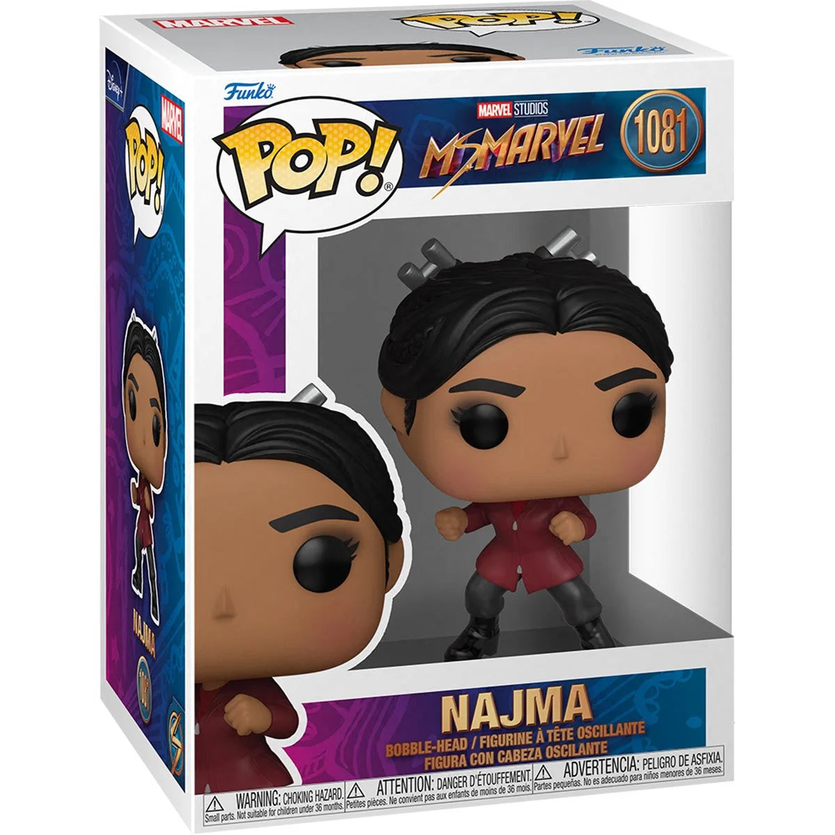 Marvel Ms. Marvel: Najma Action Figure - Collectible Kamala Khan Superhero Toy for Kids & Adults | Perfect for Marvel Comics Fans, Display Collections & Superhero Playtime