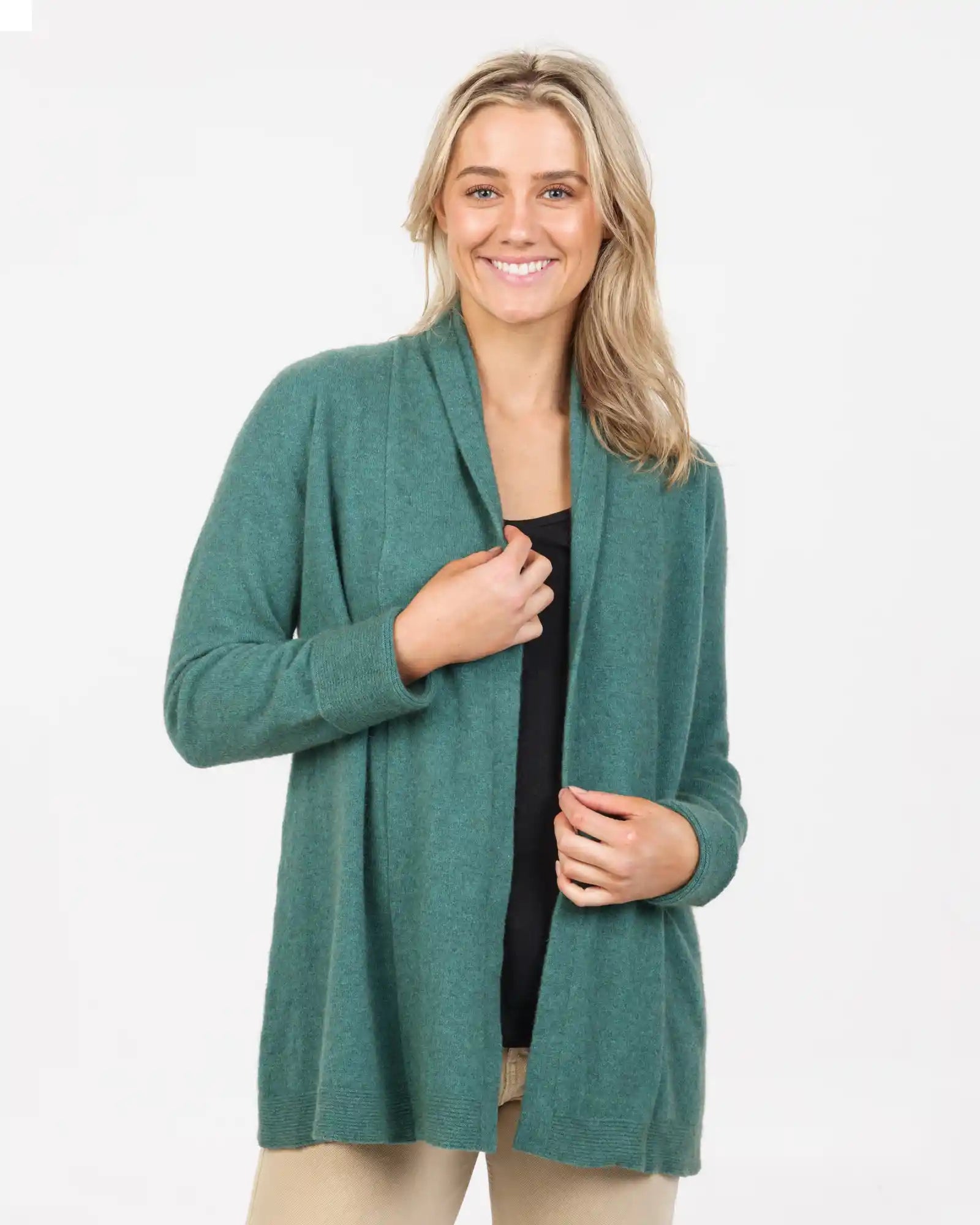 Women's Long Merino Wool Wrap Jacket - Soft & Warm Winter Coat for Outdoor Activities | NB498 | Perfect for Hiking, Travel & Casual Wear