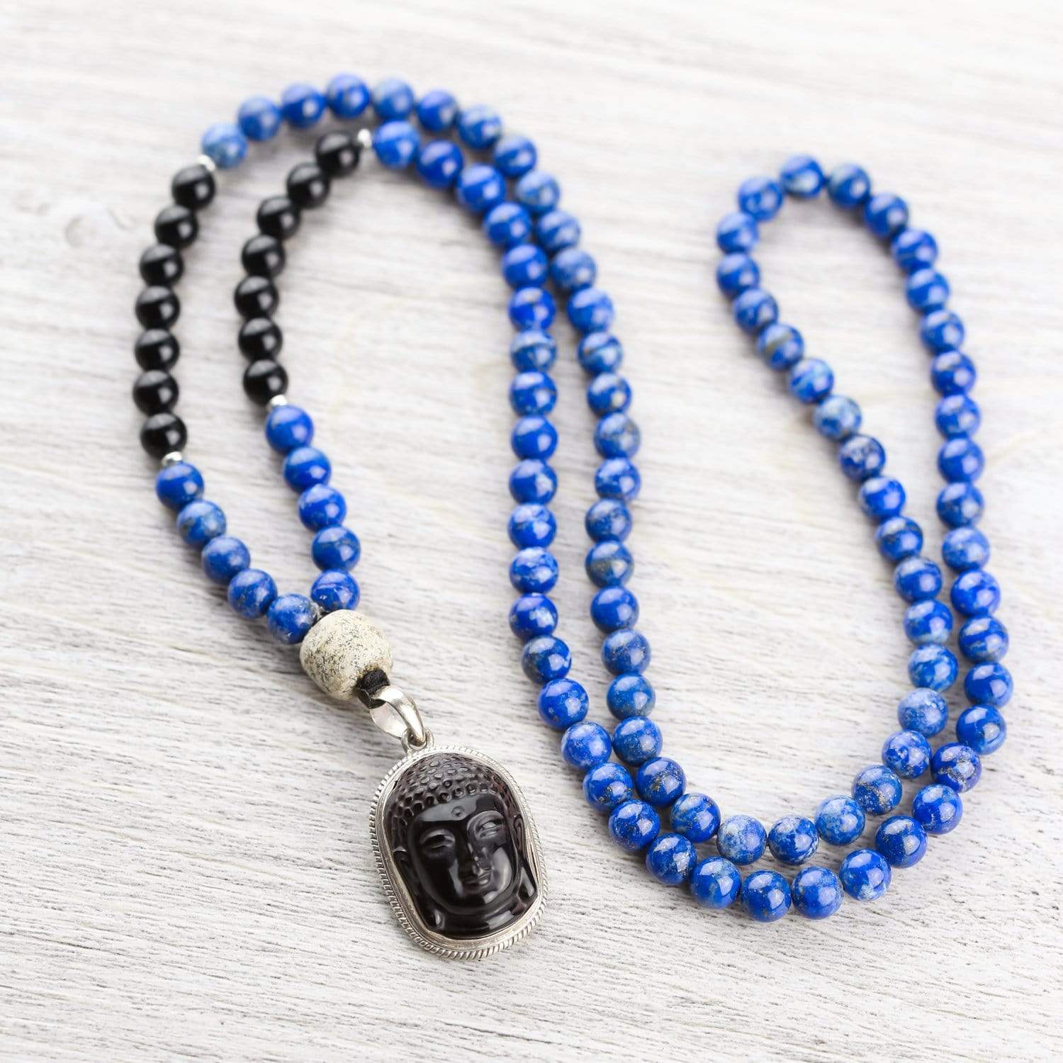 108 Bead Insightful Healing Mala Prayer Necklace - Buddhist Meditation Beads for Stress Relief, Mindfulness & Spiritual Growth | Perfect for Yoga, Meditation & Daily Affirmations