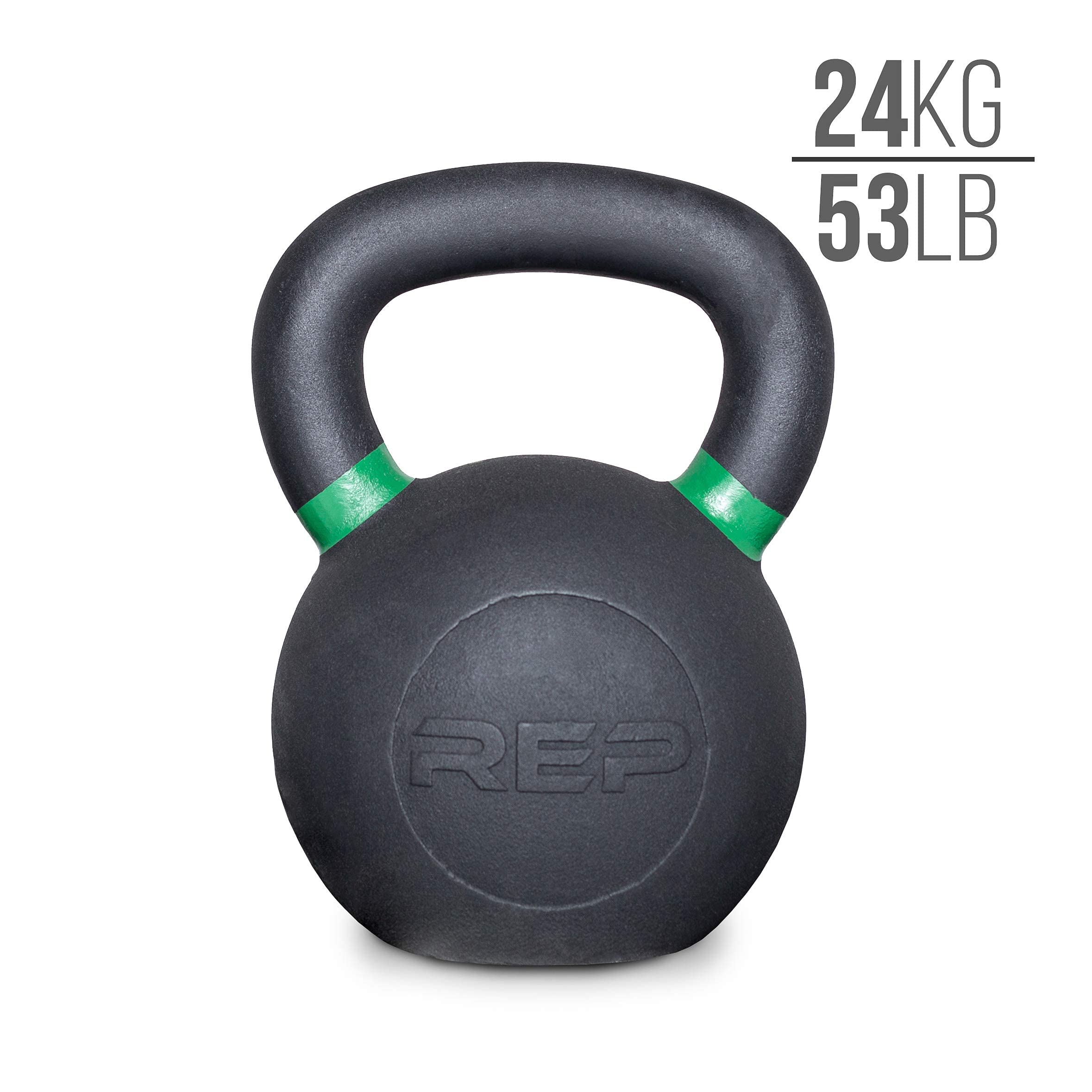REP Fitness Kettlebells for Strength Training, Conditioning & CrossFit Workouts - Durable Cast Iron with LB/KG Markings - Perfect for Home Gym, CrossFit Box & Functional Fitness Training