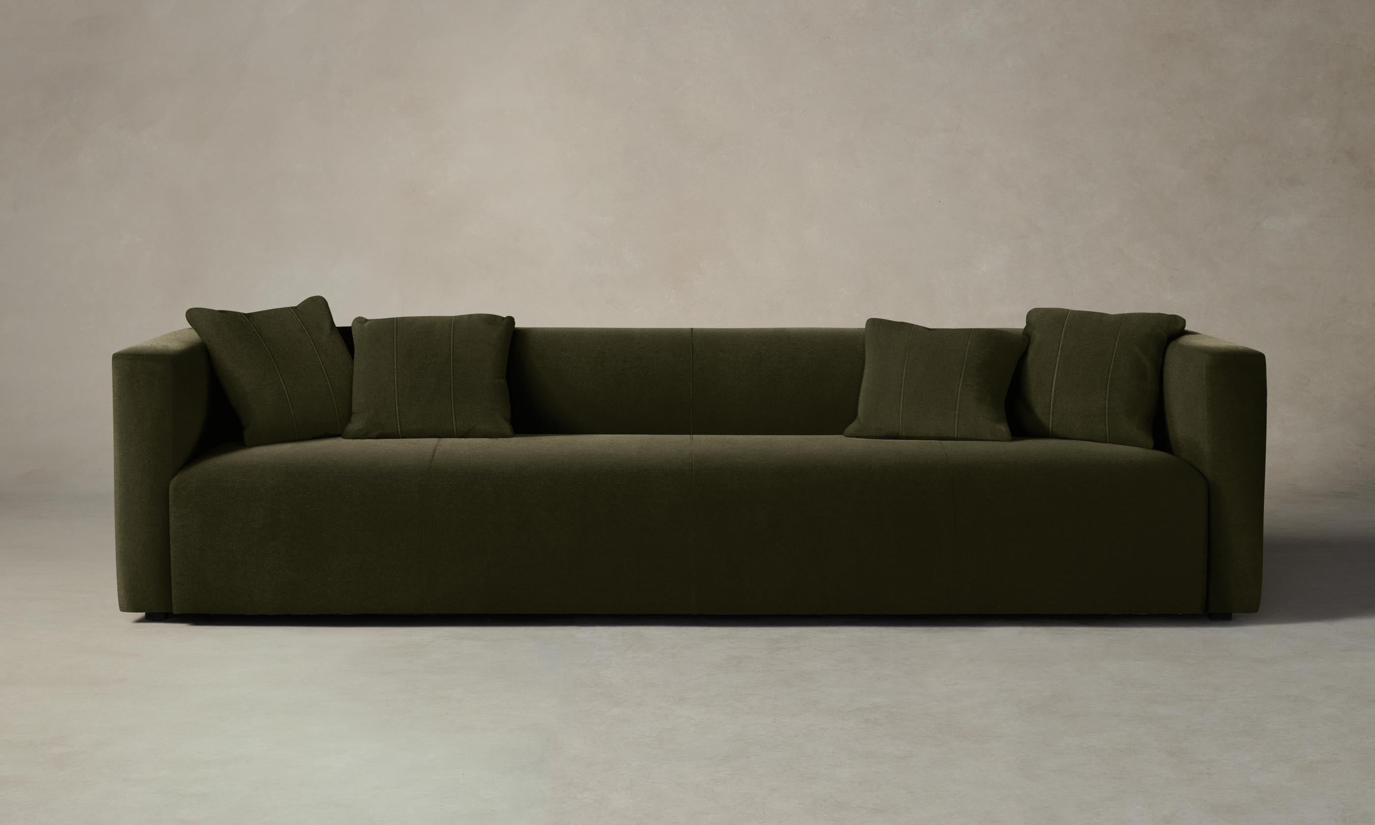 Luxury The Breuer Sofa - Premium Mohair Moss Upholstery for Modern Living Room & Office Decor