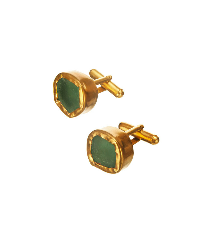 Elegant Blue Topaz Cufflinks for Men - Perfect for Weddings, Business & Formal Events | Premium Stainless Steel Dress Shirt Accessories