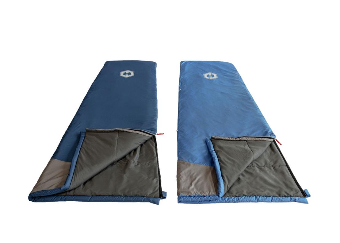 Blueberry Hill Double Wide Sleeping Bag - Extra Large for 2 Persons, Waterproof & Warm for Camping, Hiking, Backpacking, Outdoor Adventures