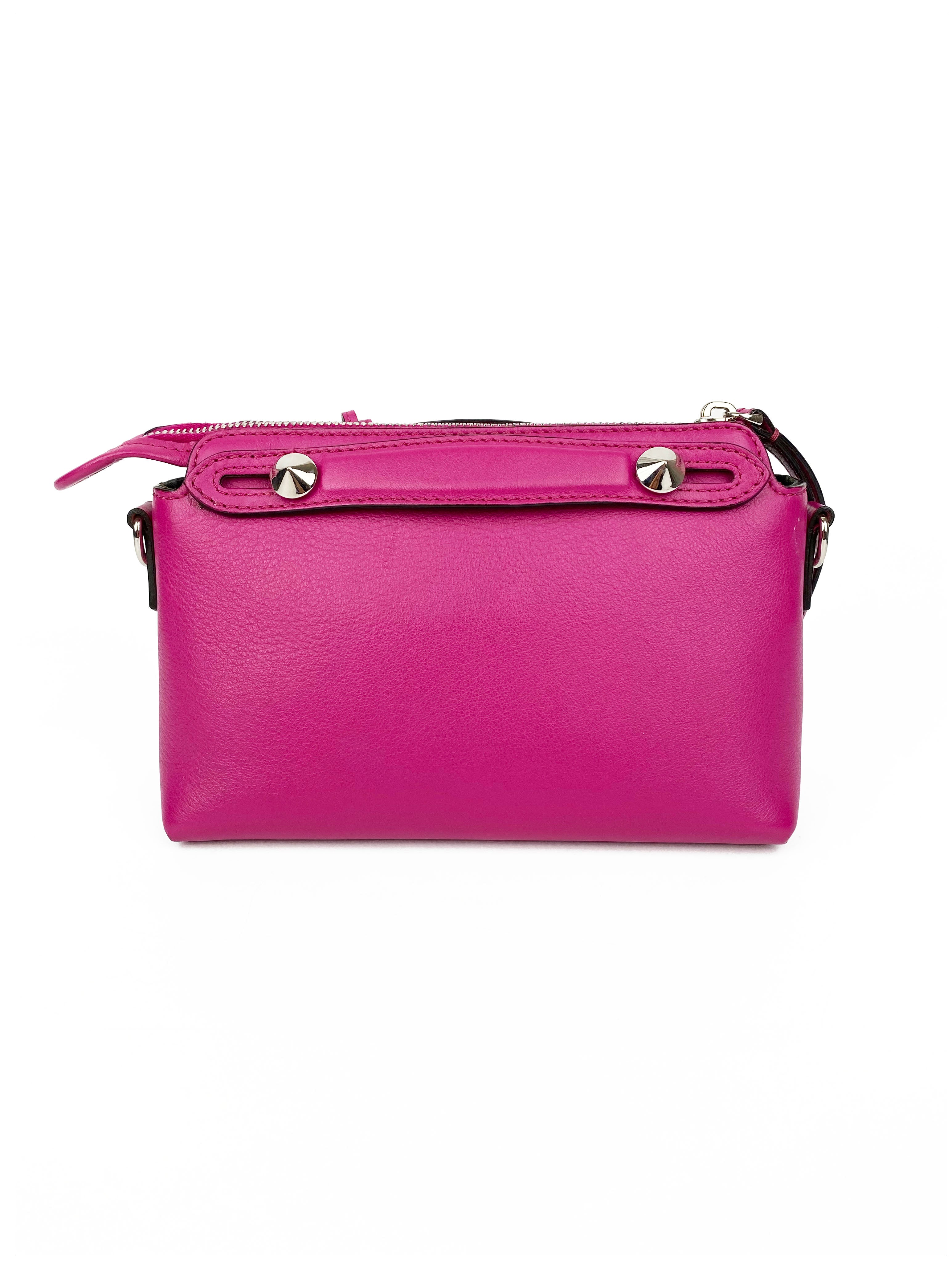 Fendi Mini Pink By the Way Crossbody Bag - Luxury Leather Handbag for Women, Perfect for Date Night & Evening Events