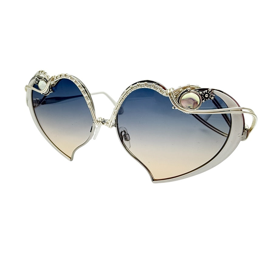 Blue Crush Hearts - Unique Handmade Jewelry for Women | Perfect for Valentine's Day Gifts, Anniversaries & Romantic Occasions