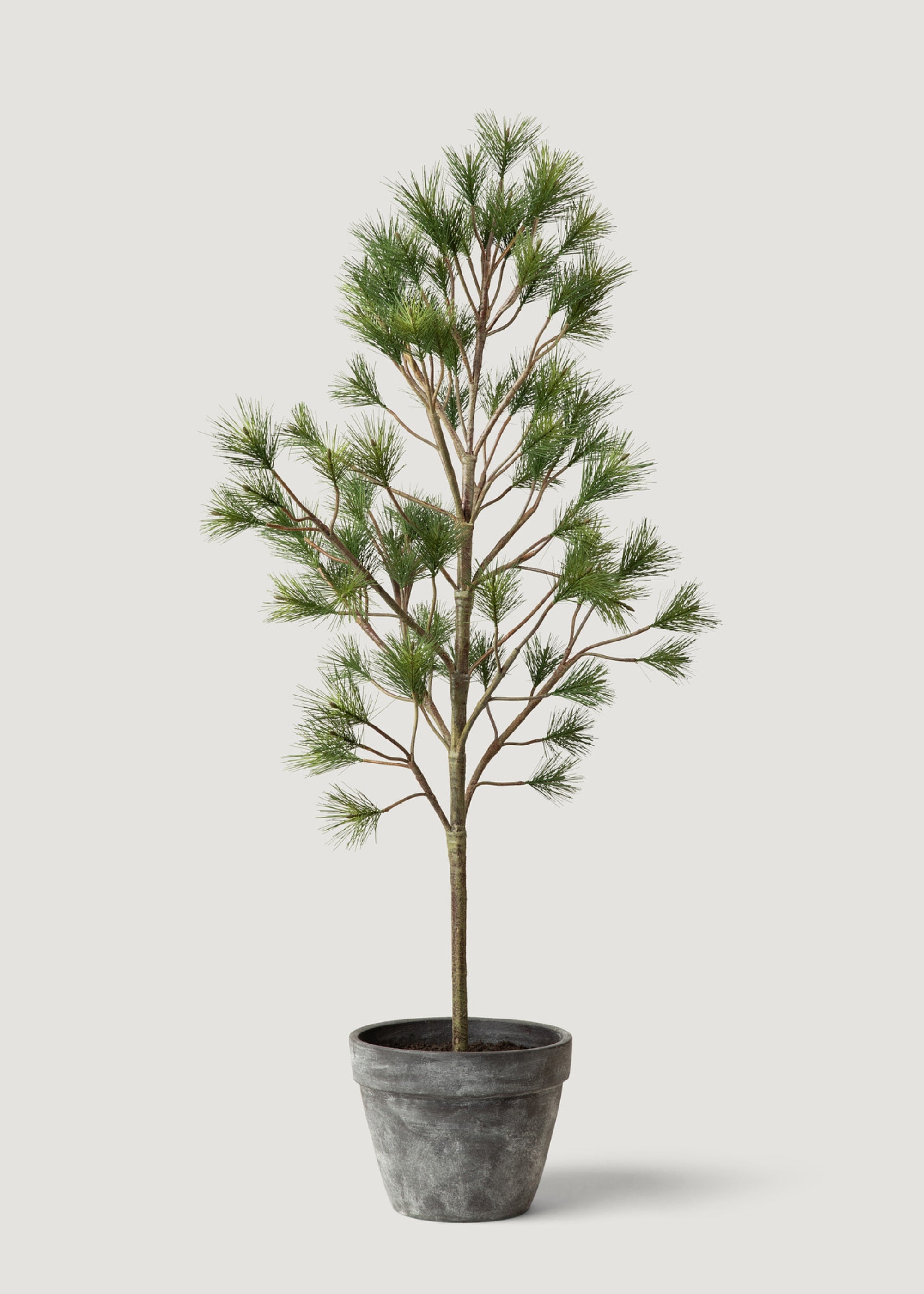 44 Inch Potted Forest Pine Tree - Artificial Christmas Tree for Home & Office Decor | Perfect for Holidays, Parties & Seasonal Displays