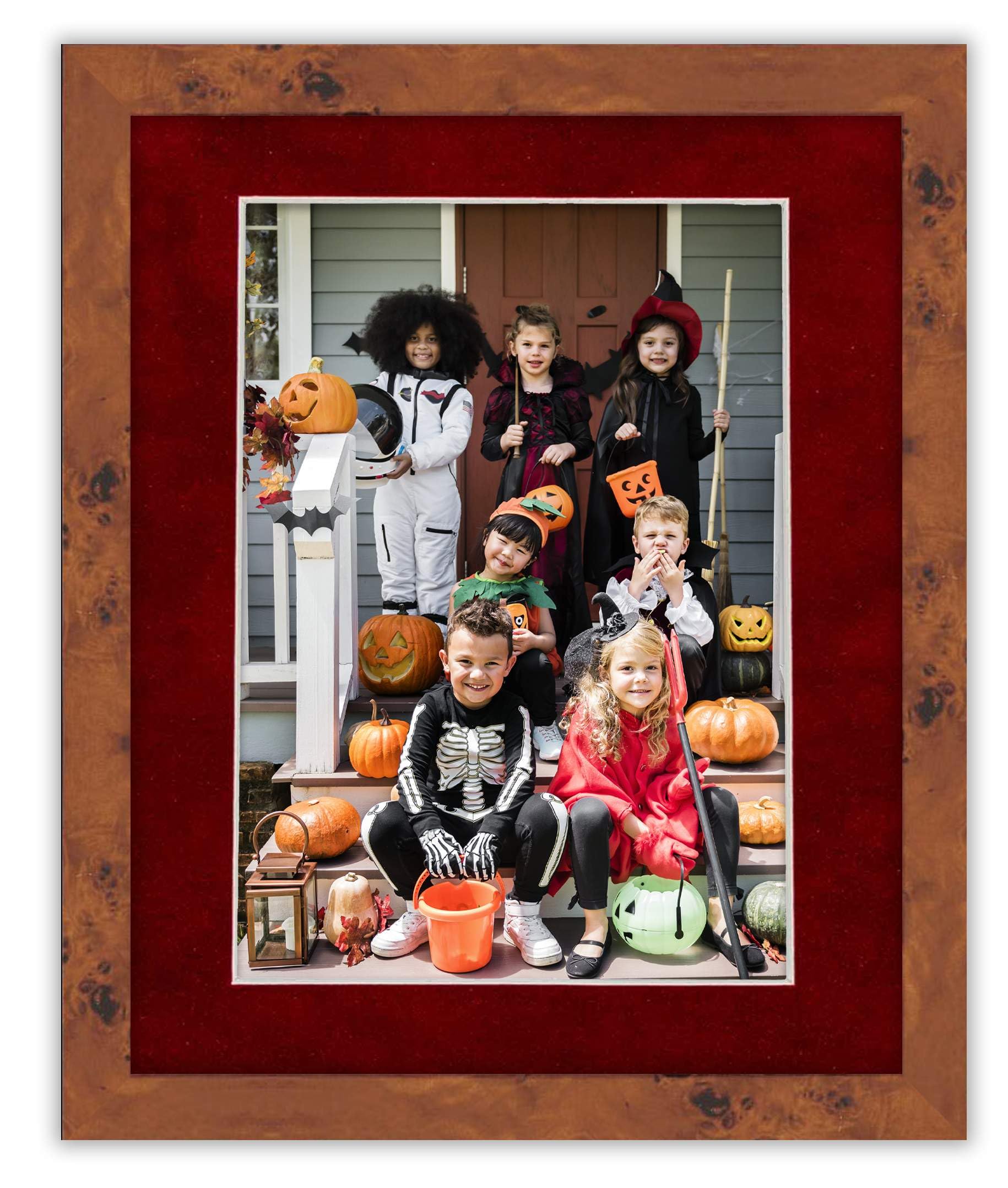 22x28 Acid-Free Bright Red Suede Precut Matboard with Backing Board - Bevel Cut for 19x24 Photos - 4-Ply Thickness - Includes Crystal Clear Self-Seal Photo Mat Bag - Perfect for Picture Framing, Photo Displays, and Artwork Preservation