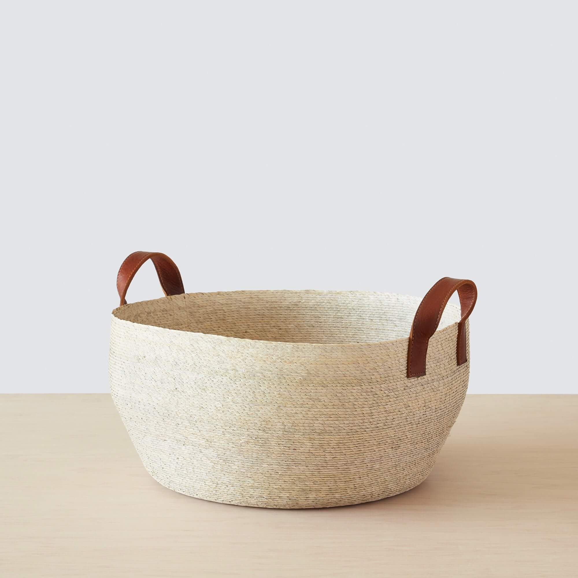 Stylish Mercado Floor Baskets - Woven Storage Baskets for Home Organization | Perfect for Living Room, Bedroom & Nursery Decor