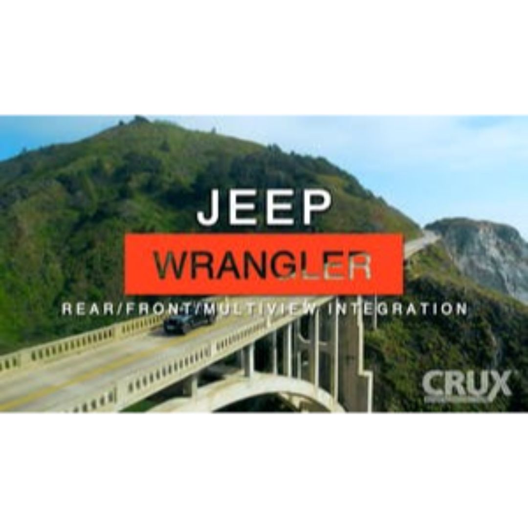 Jeep Wrangler Crux RFM WR1 Multi-View Camera System with MyGig Integration & Fender Mount Side Cameras - Enhanced Off-Road Visibility & Parking Safety for Adventure Driving