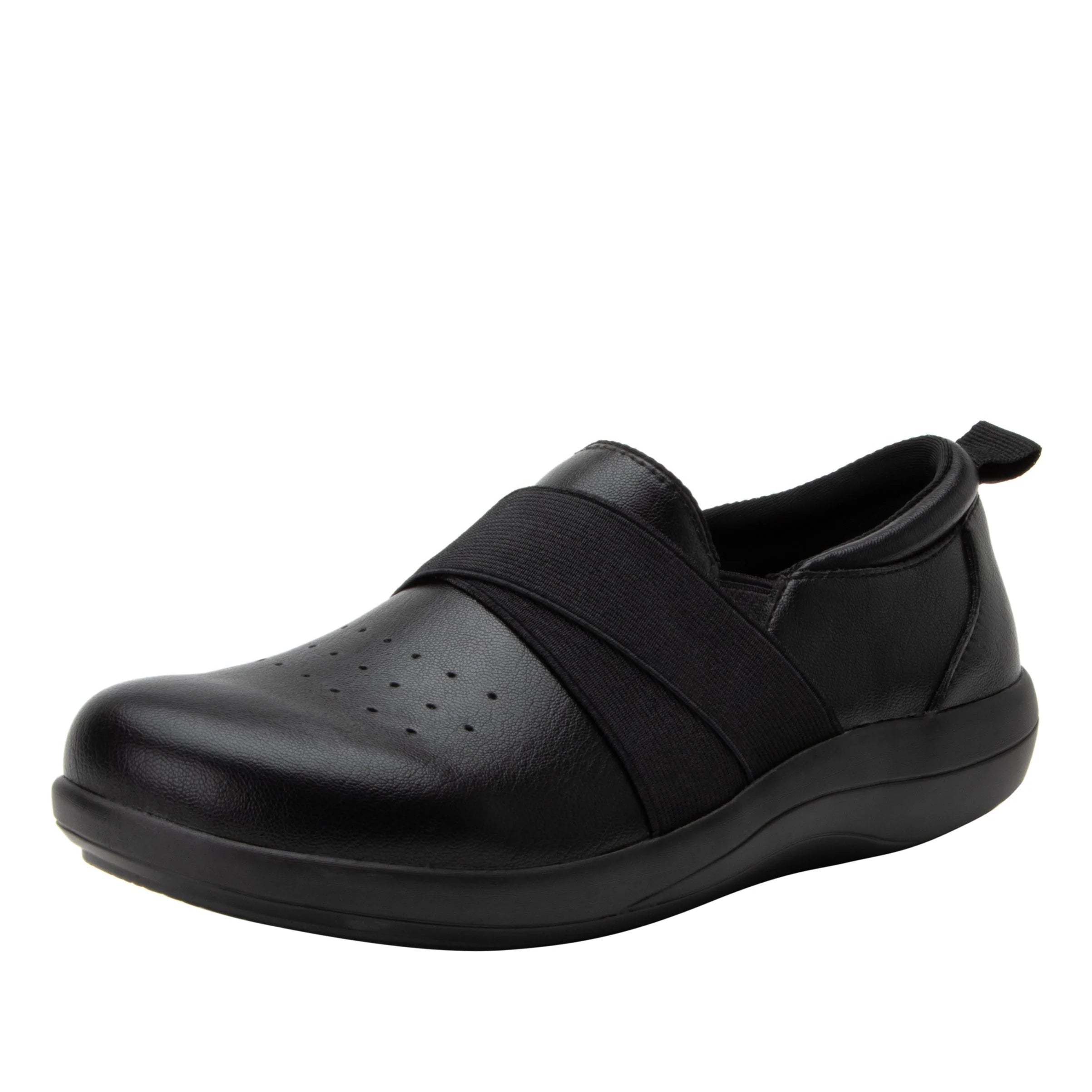 Alegria Savvie Smooth Black Women's Comfort Shoes - Perfect for Nurses, Teachers & All-Day Wear