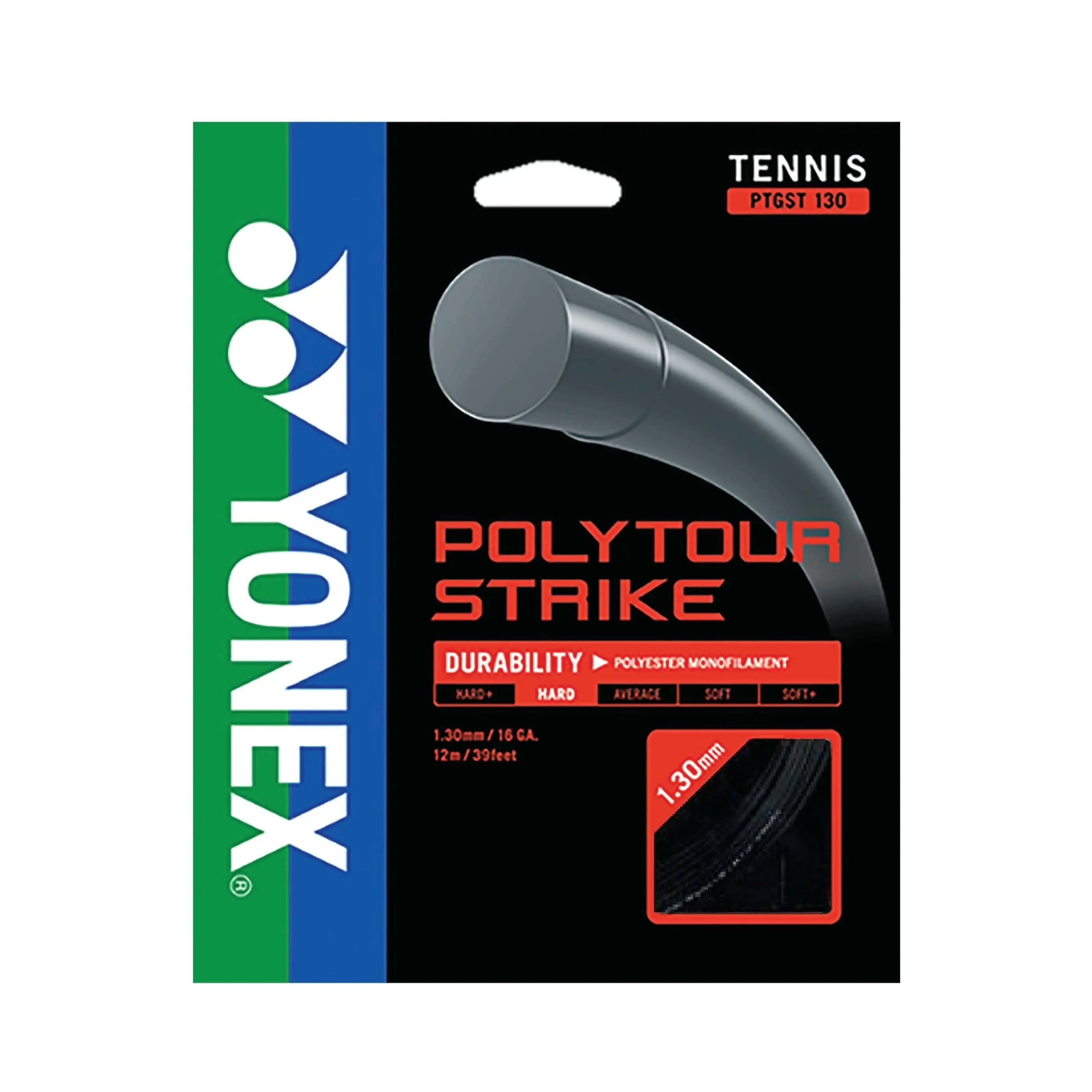 Yonex PolyTour Strike 130 Tennis Racket - High-Performance Graphite Badminton Racket for Advanced Players | Perfect for Competitive Matches & Training Sessions