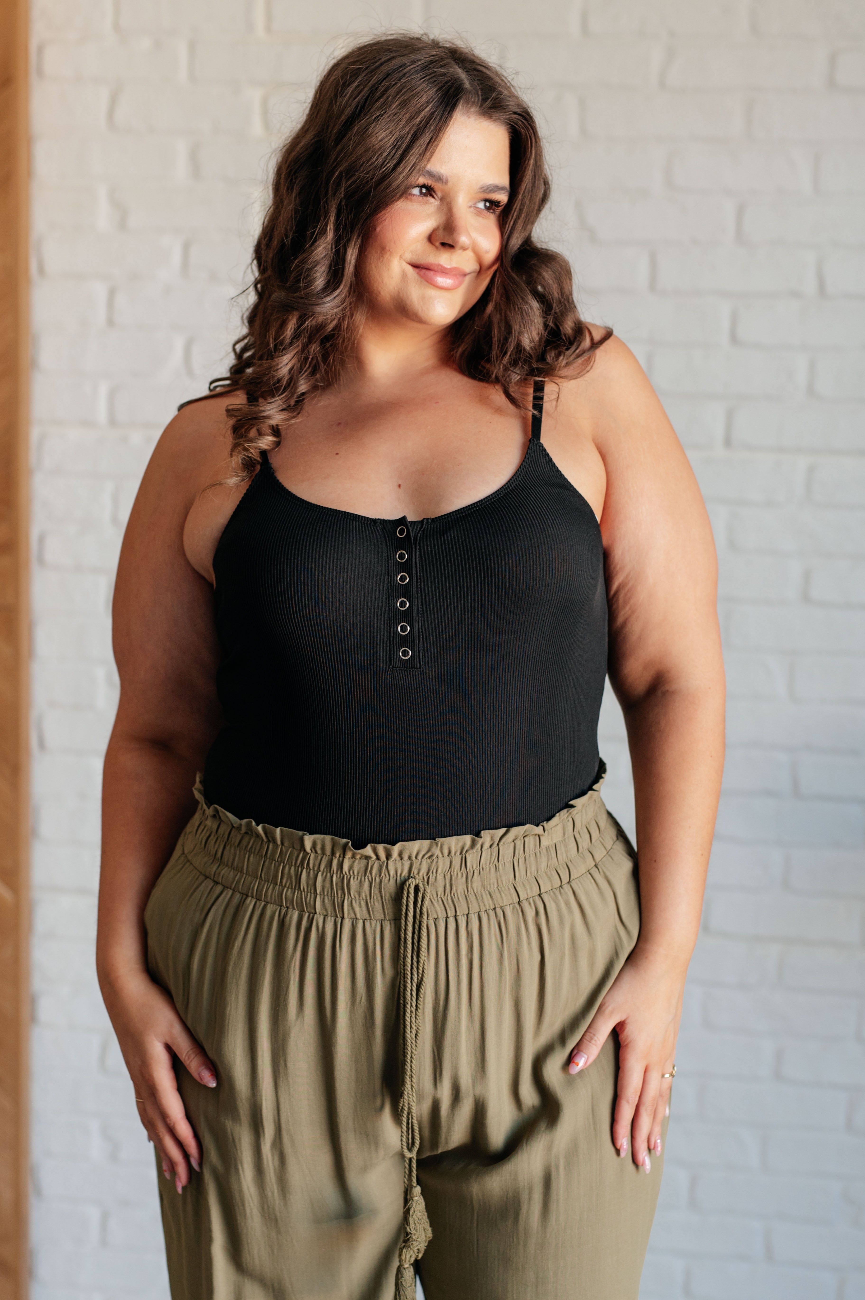 Snap it Up Spaghetti Strap Bodysuit for Women - Sexy Sleeveless Tank Top Bodysuit - Perfect for Clubbing, Date Night & Summer Outfits