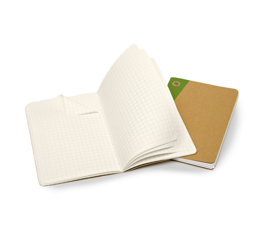 Moleskine Evernote Smart Notebook with Stickers - 2-Pack Journal Set for Note Taking, Planning & Creative Writing | Perfect for Work, School & Travel Organization