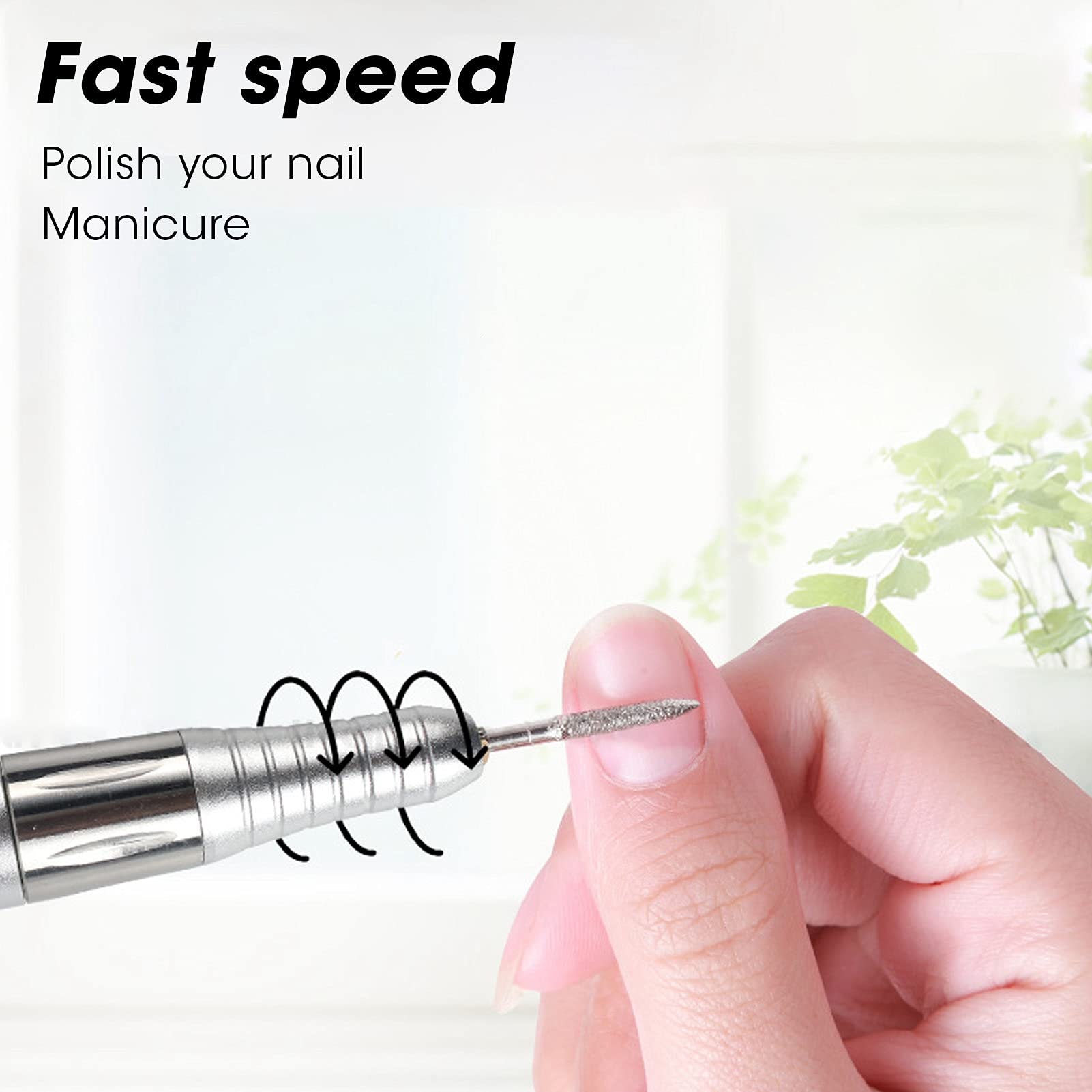 Professional Adjustable Speed Electric Nail File Pedicure Machine - Home & Salon Use for Manicure, Pedicure & Nail Care - Perfect for DIY Home Grooming & Professional Nail Salons