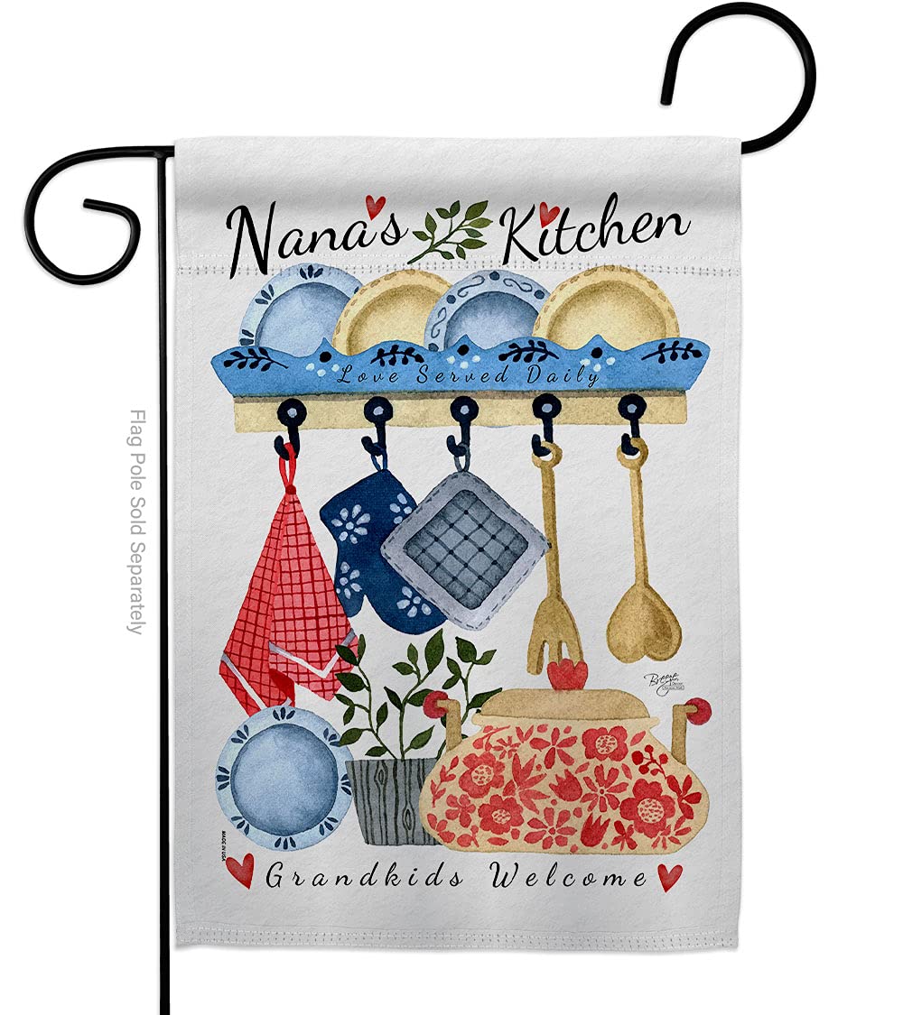 Breeze Decor Kitchen Garden Flag for Family & Grandparents - House Decoration & Gift