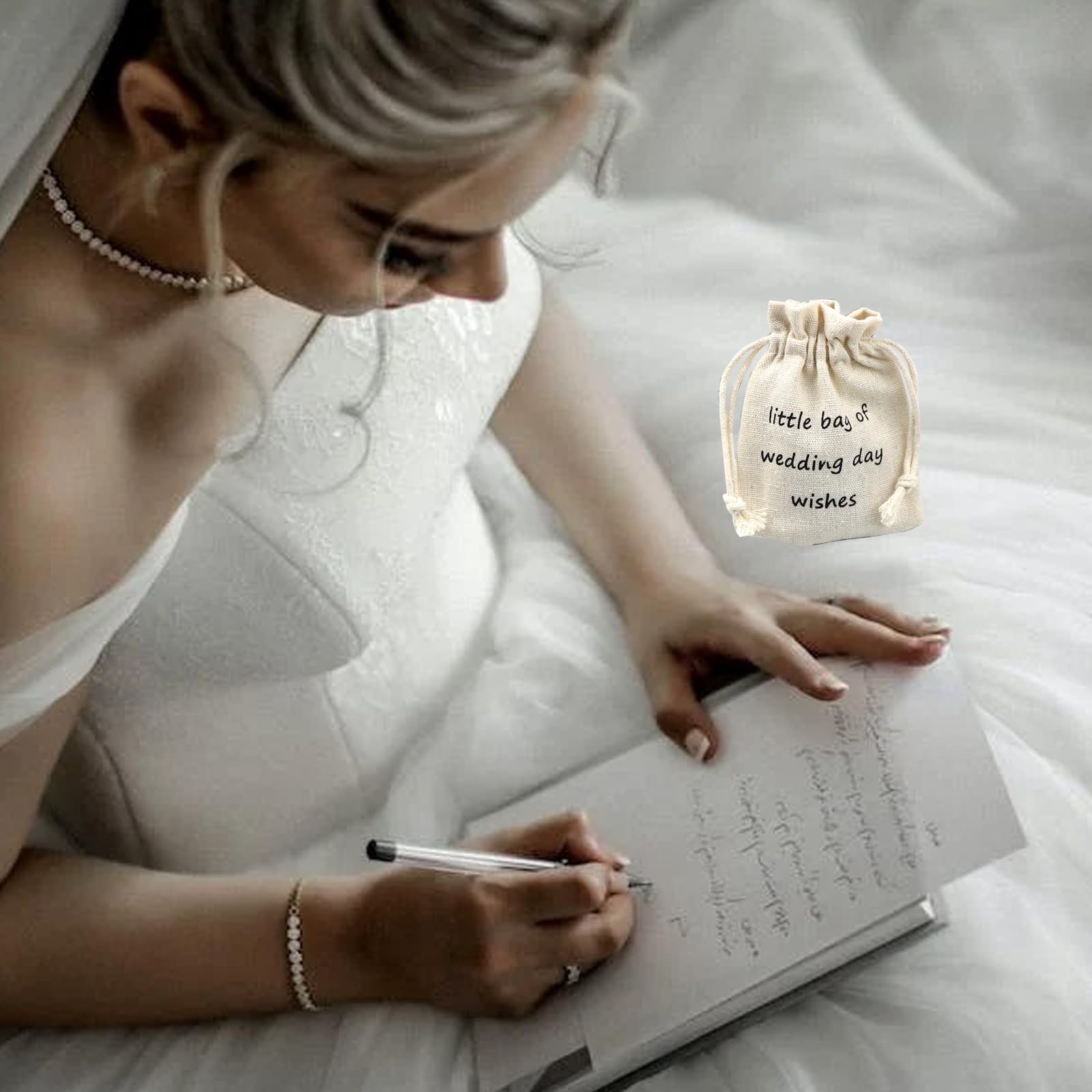 LUOKIFUR Elegant Wedding Favor Bags - Meaningful Keepsake Gifts for Couples, Bride & Groom - Perfect for Wedding Blessings, Bridal Showers & Anniversary Celebrations (Ideal for Wedding Receptions, Guest Favors & Romantic Gift Giving)