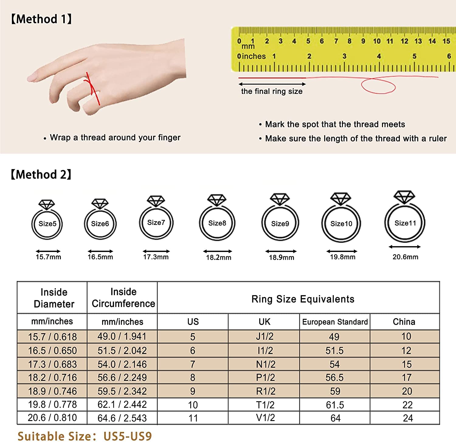 JO WISDOM Infinity Heart Promise Rings for Women - 925 Sterling Silver Size 5-10 - Romantic Gift for Anniversary, Engagement & Valentine's Day