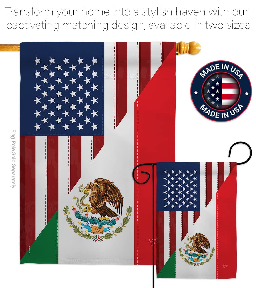 Mexico Friendship House Flag Set 28