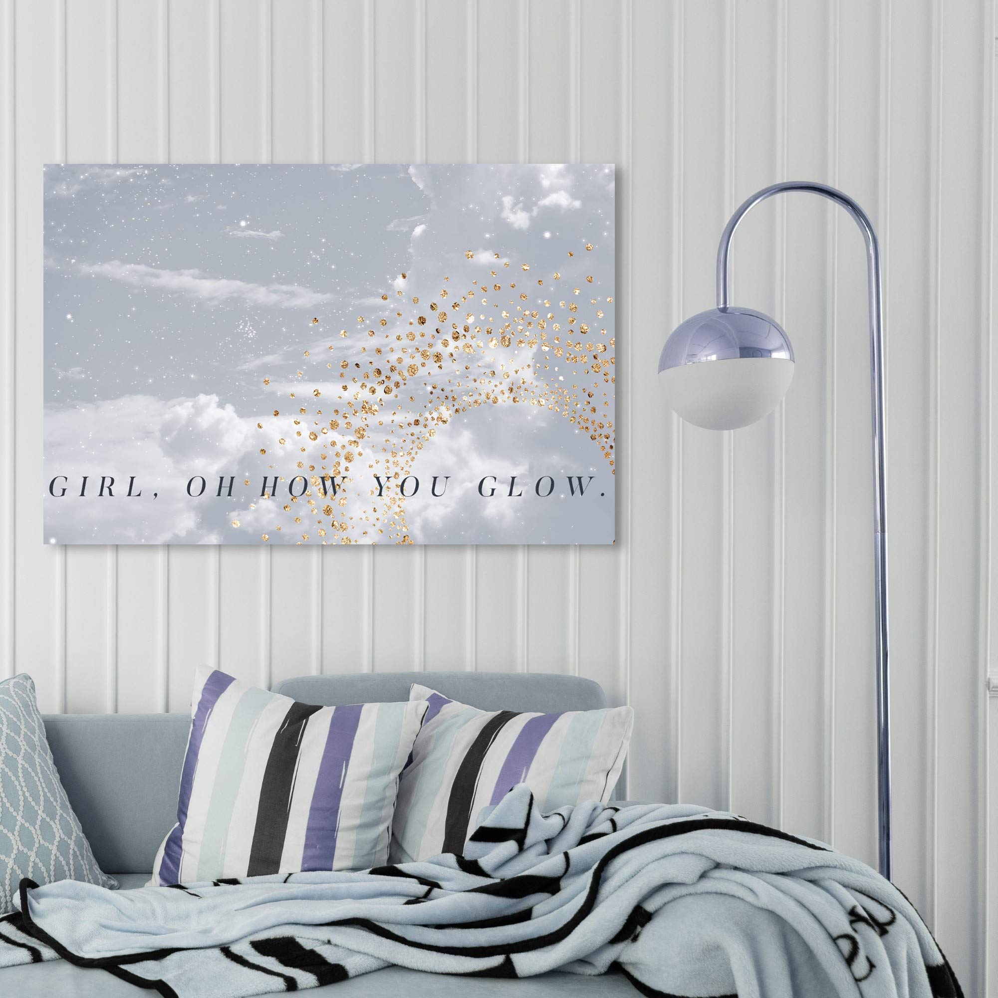 The Oliver Gal Artist Co. 'How You Glow' Fashion & Glam Wall Art Canvas Print - 45