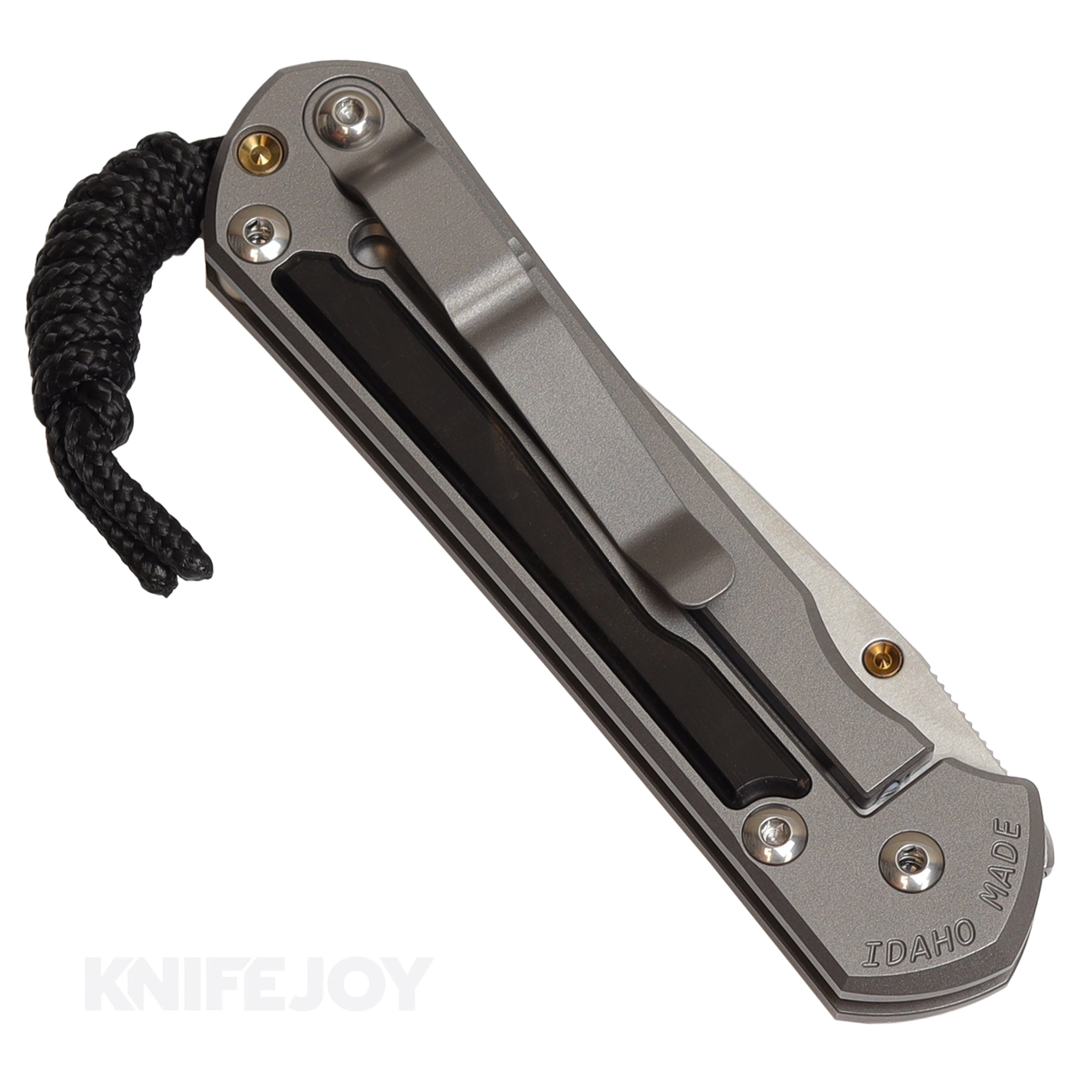 Chris Reeve Knives Small Sebenza 31 Drop Point LH Macassar Ebony Inlay Knife - Matte Finish | Premium Left-Handed EDC Pocket Knife for Outdoor, Camping & Everyday Carry