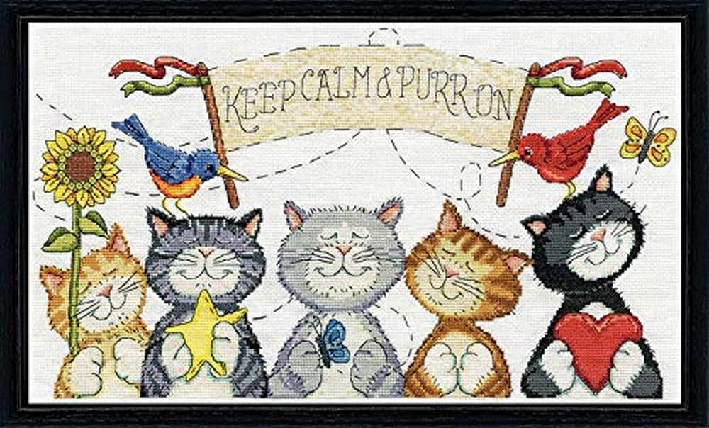 Design Works Crafts Counted Cross Stitch Kit - Complete Embroidery Set with Patterns & Threads | Perfect for DIY Home Decor, Gifts & Relaxation