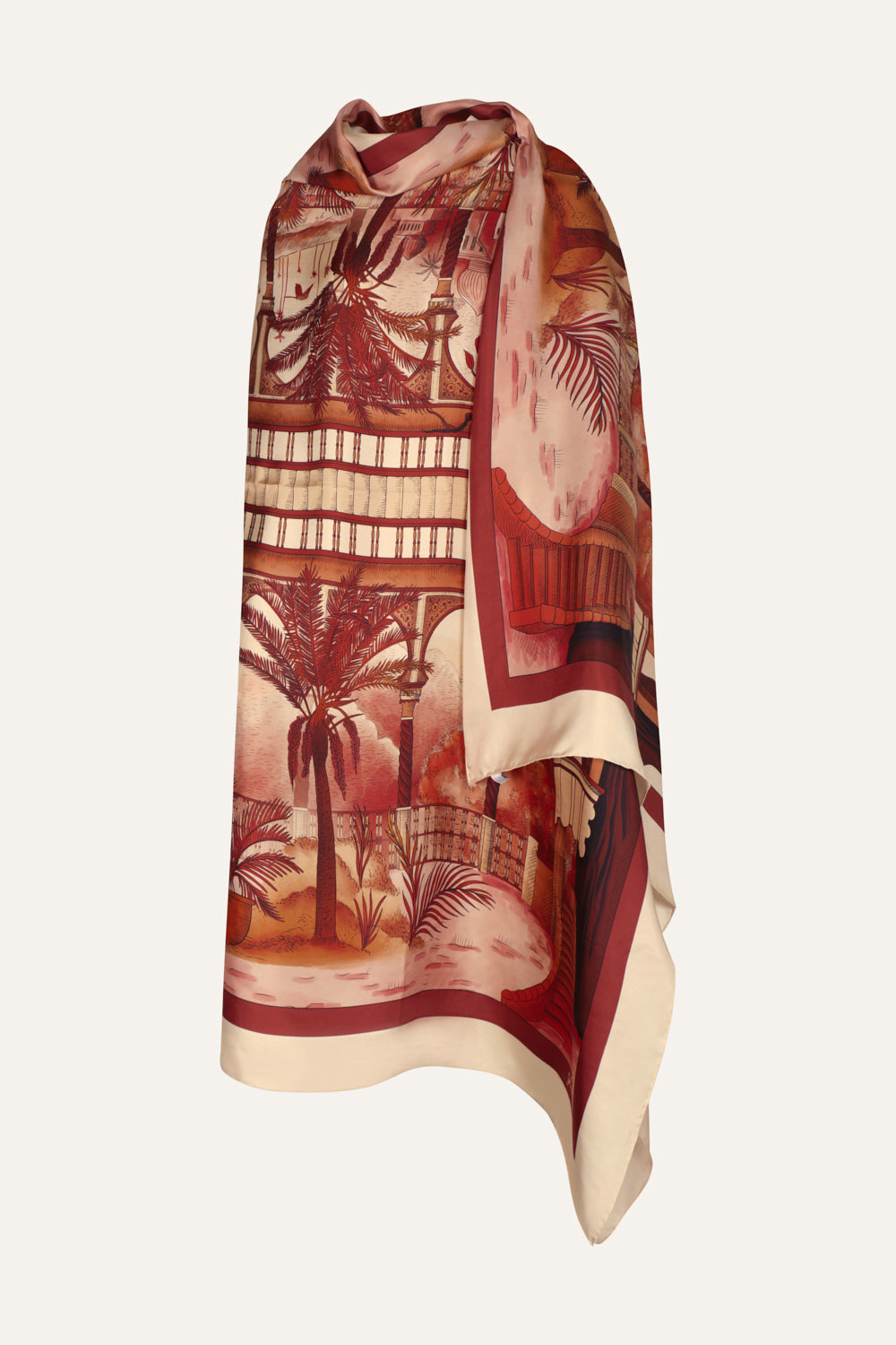 Elegant Harem Shawl - Soft & Lightweight Women's Scarf for Boho Fashion, Yoga, and Evening Outfits