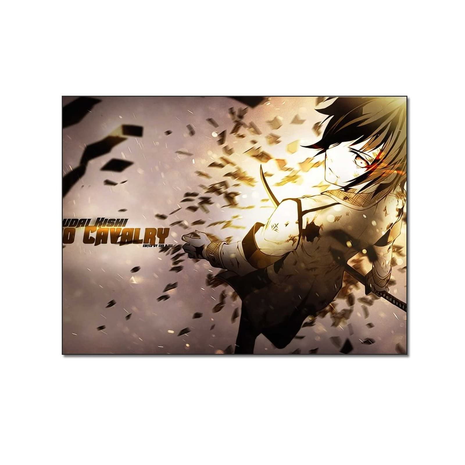 Chivalry of A Failed Knight Anime Canvas Wall Art - Japanese Animation Poster 12x16 Inch, Aesthetic Room Decor for Living Room & Bedroom - Perfect for Anime Fans & Home Decoration