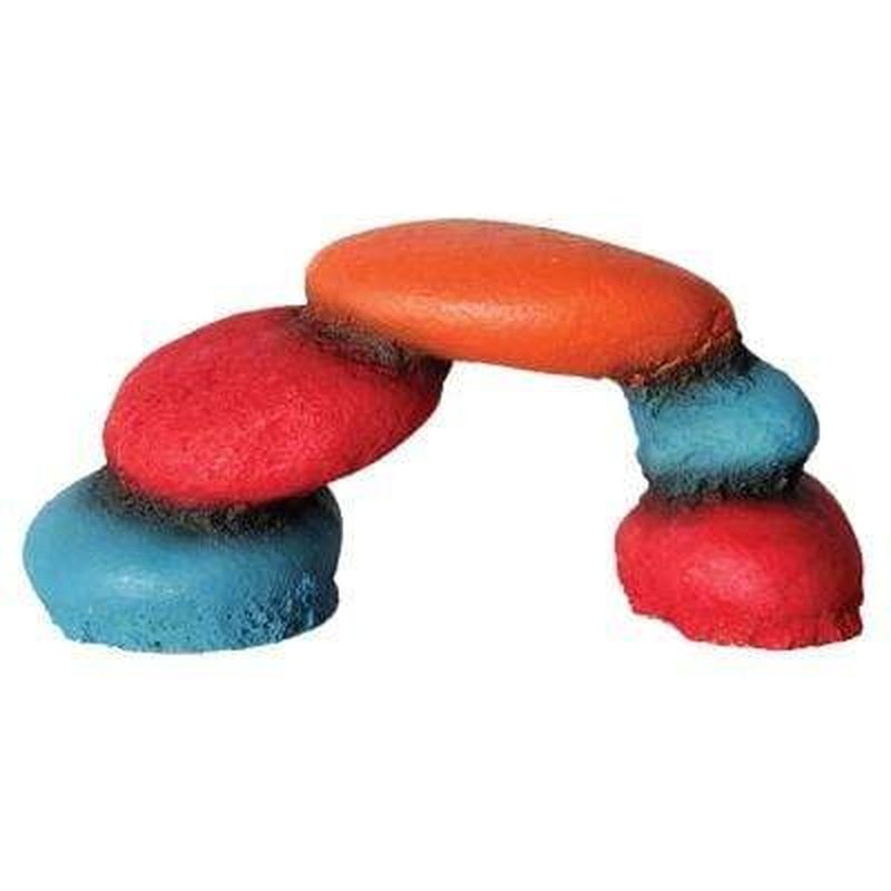 Aqua One Hermit Crab Pebble Bridge - Natural Stone Climbing Toy for Hermit Crabs | Perfect for Habitat Decor & Exercise | Ideal for Tanks, Terrariums & Crab Cages