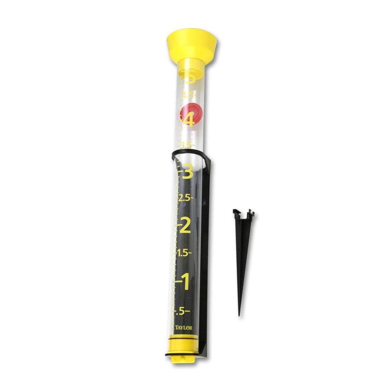 Jumbo Jr. 5 Capacity Rain Gauge - Outdoor Weather Measurement Tool for Garden, Lawn & Backyard Use