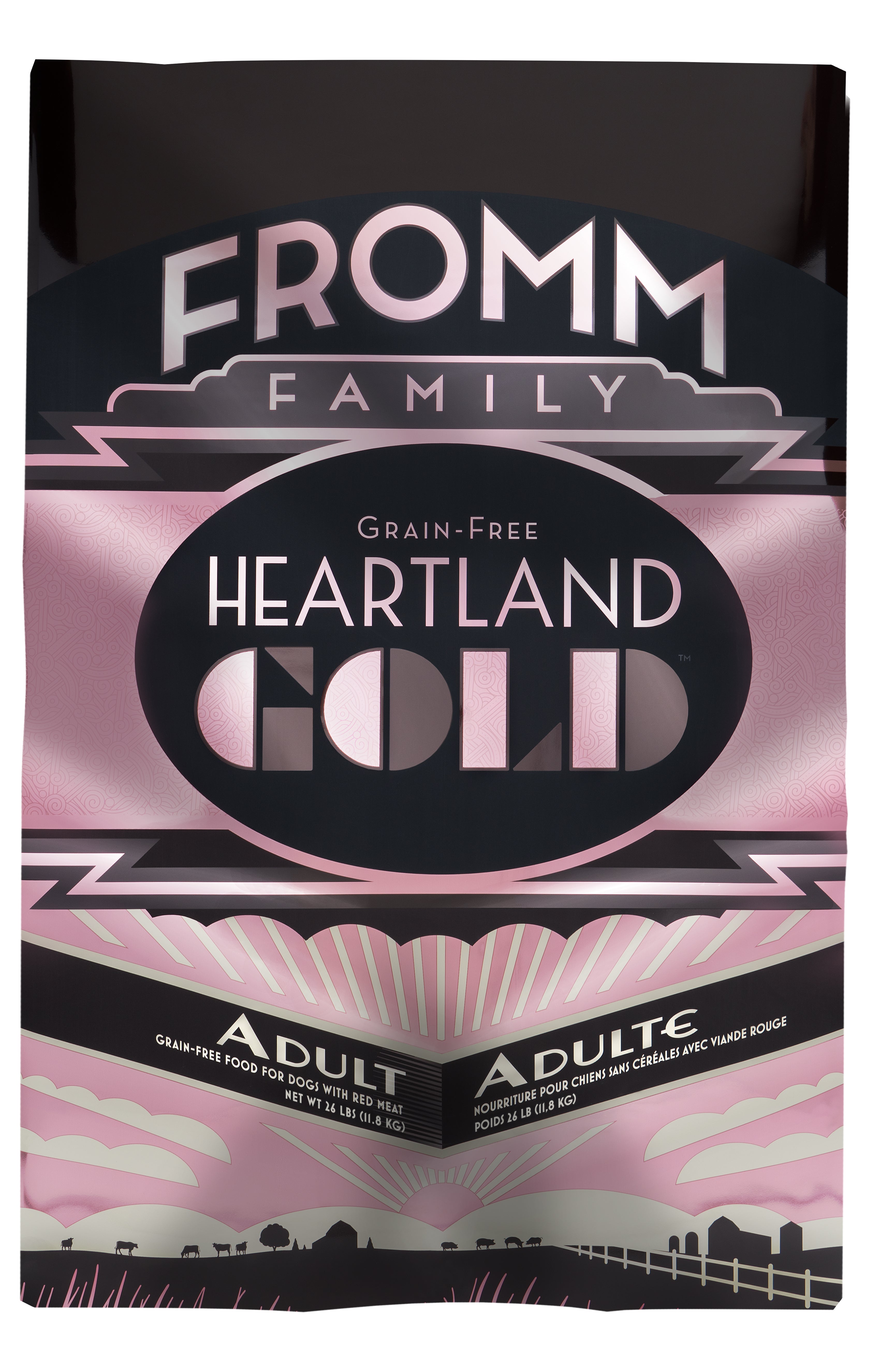 Fromm Heartland Gold Grain Free Dry Dog Food for Adult Dogs - High Protein, Natural Ingredients for Optimal Health - Perfect for Active & Large Breed Dogs