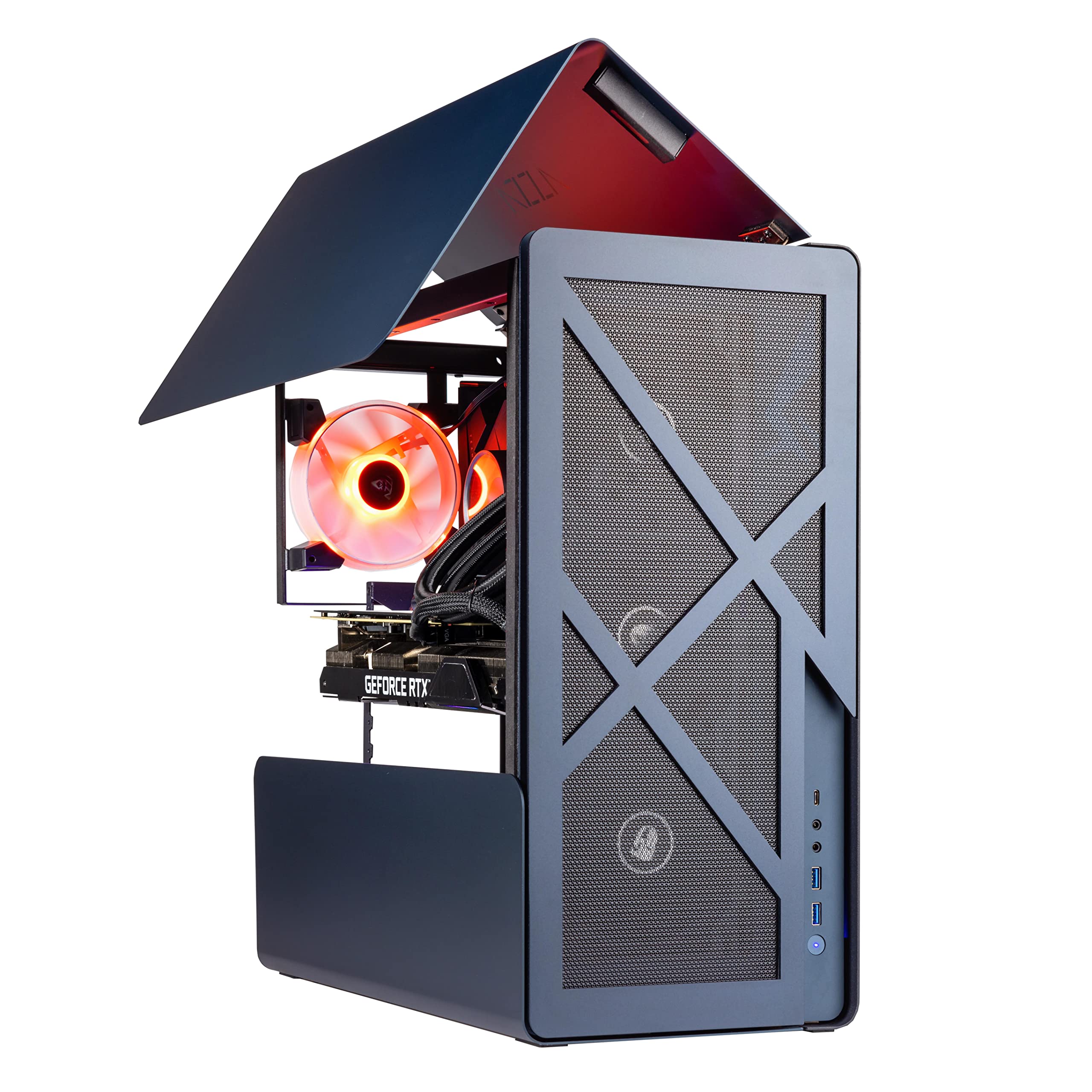 Velztorm Addux Gaming PC - AMD Ryzen 9 5900X 12-Core, RTX 3050 8GB, 16GB RAM, 2TB SSD + 2TB HDD, WiFi 6, USB 3.2, Windows 10 | High-Performance Desktop for 4K Gaming, Streaming & Content Creation