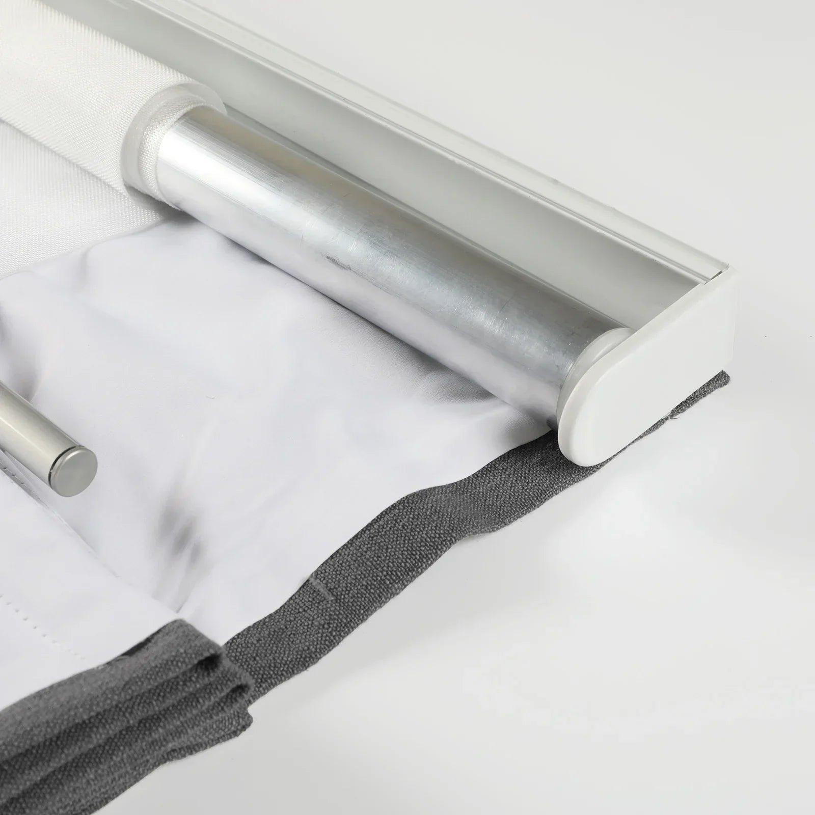 Premium Linen Cotton Roman Shade - Cordless Window Treatment for Home & Office | Blackout Curtains for Bedroom, Living Room & Nursery