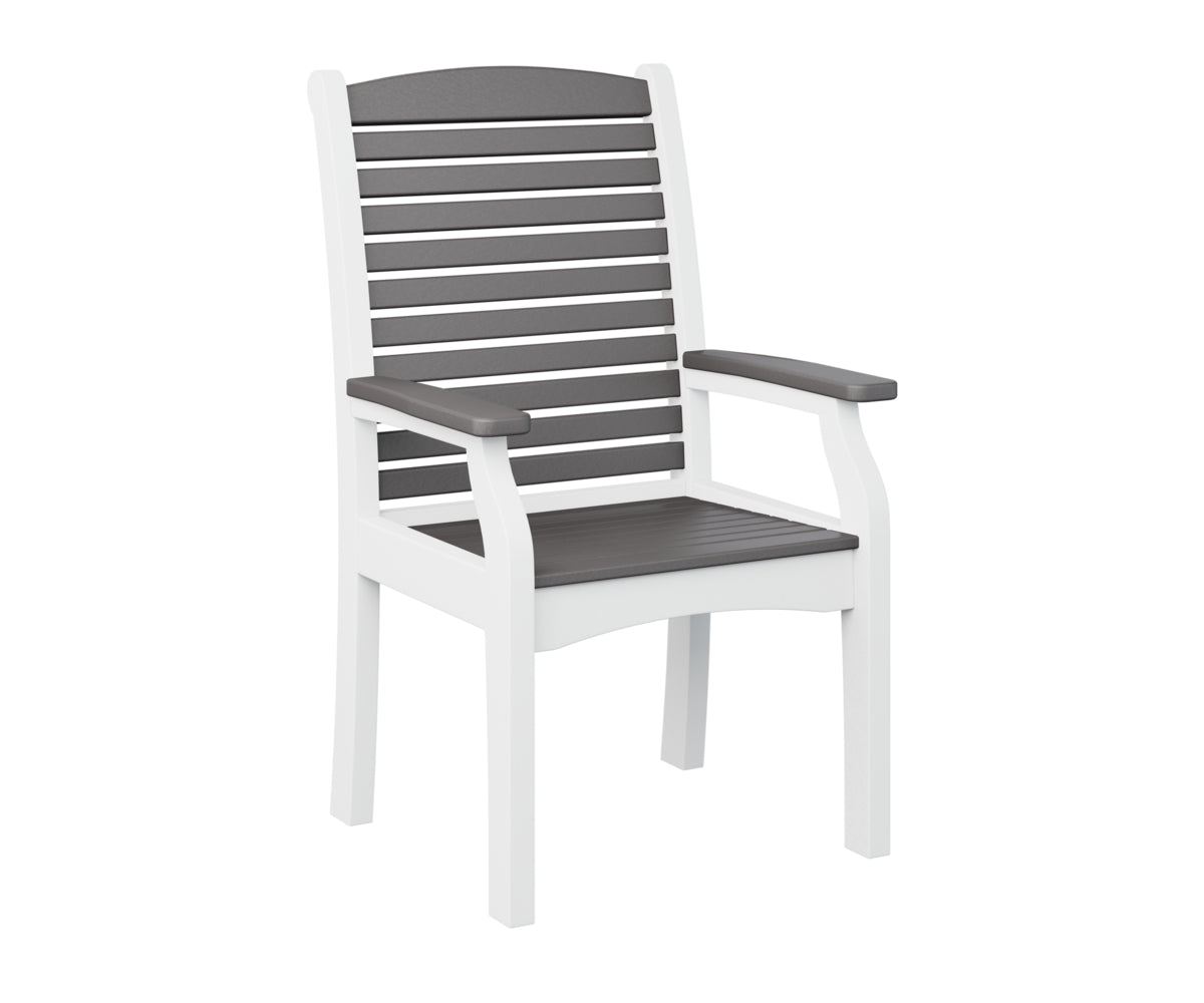 Berlin Gardens Classic Terrace Dining Chair - Weather-Resistant Outdoor Patio Furniture for Garden, Deck, and Poolside Use