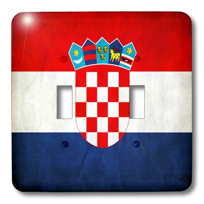 3Drose Croatia Flag Toggle Switch - Multi-Color Rocker Switch for Cars, Boats & Home Appliances | Perfect for Automotive, Marine & DIY Electrical Projects