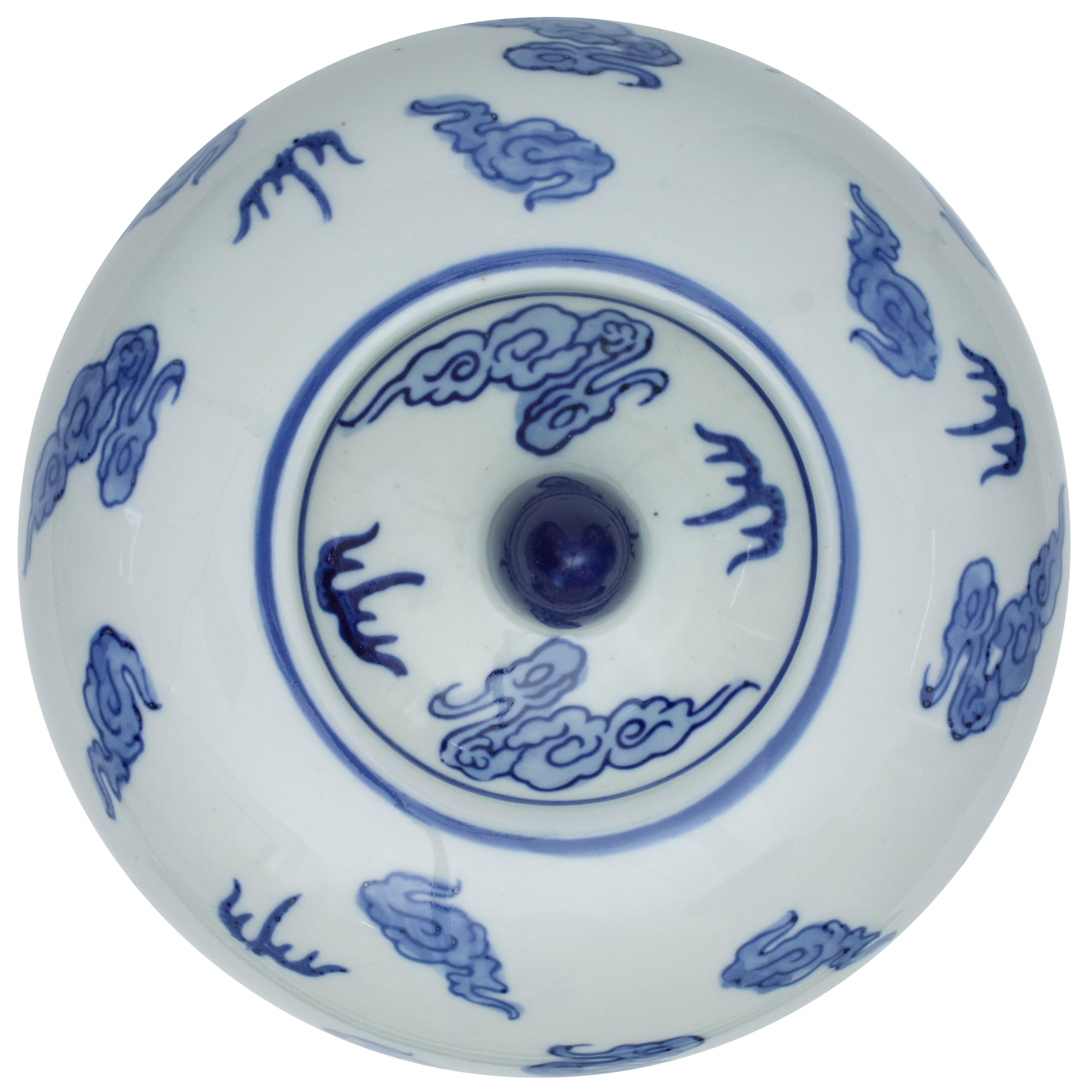 Blue and White Porcelain Dragon Vase - 11