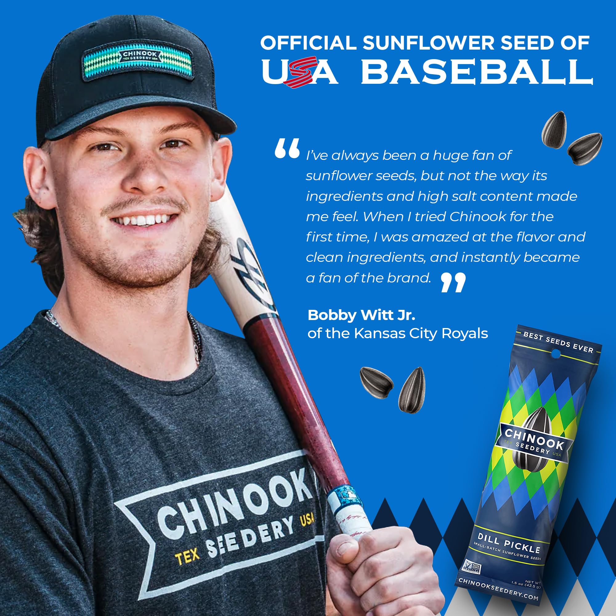 Roasted Jumbo Sunflower Seeds - Low Sodium, Keto, Gluten Free, Non-GMO Snacks - 1.5 oz (Pack of 36) - Perfect for Adventure, Baseball Games, School Lunches & Healthy On-the-Go Snacking - Dill Pickle Flavor