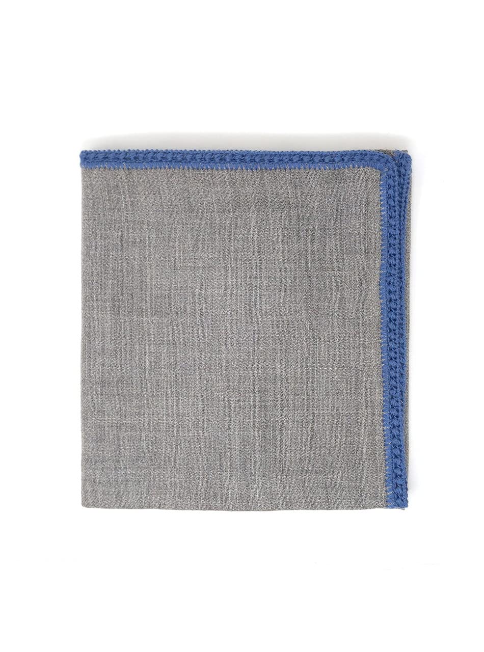Soft Baby Alpaca Stroller Blankets for Boys & Girls - 34x36 Inch Cozy Gray/Blue Blanket - Perfect for Strollers, Car Seats & Nursery Comfort