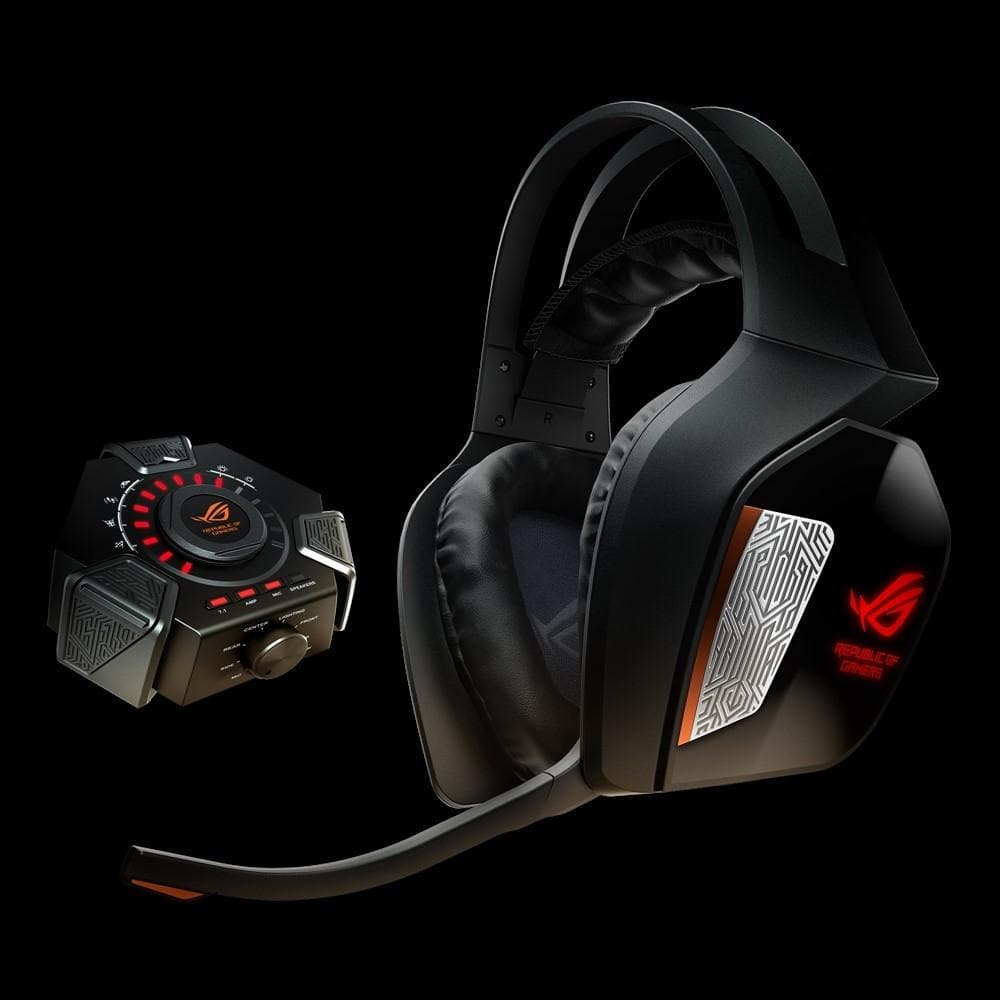 ASUS ROG Centurion 7.1 Surround Sound Gaming Headset with Noise Cancelling Mic - Premium PC Headphones for Esports, Streaming & Competitive Gaming (2-Year Warranty) - Perfect for FPS, MMO & Battle Royale Games