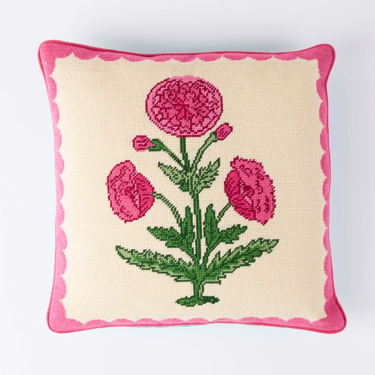 DIY Poppy Flower Tapestry Kit for Wall Decor - Handmade Embroidery Art for Home, Bedroom, Living Room & Office Decoration