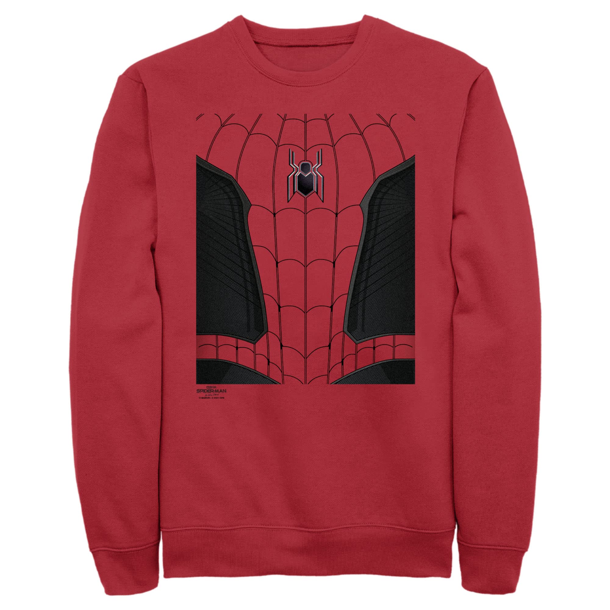 Marvel Spider-Man: No Way Home New Suit Sweatshirt for Men - Official Licensed Hoodie for Cosplay, Movie Fans & Casual Wear